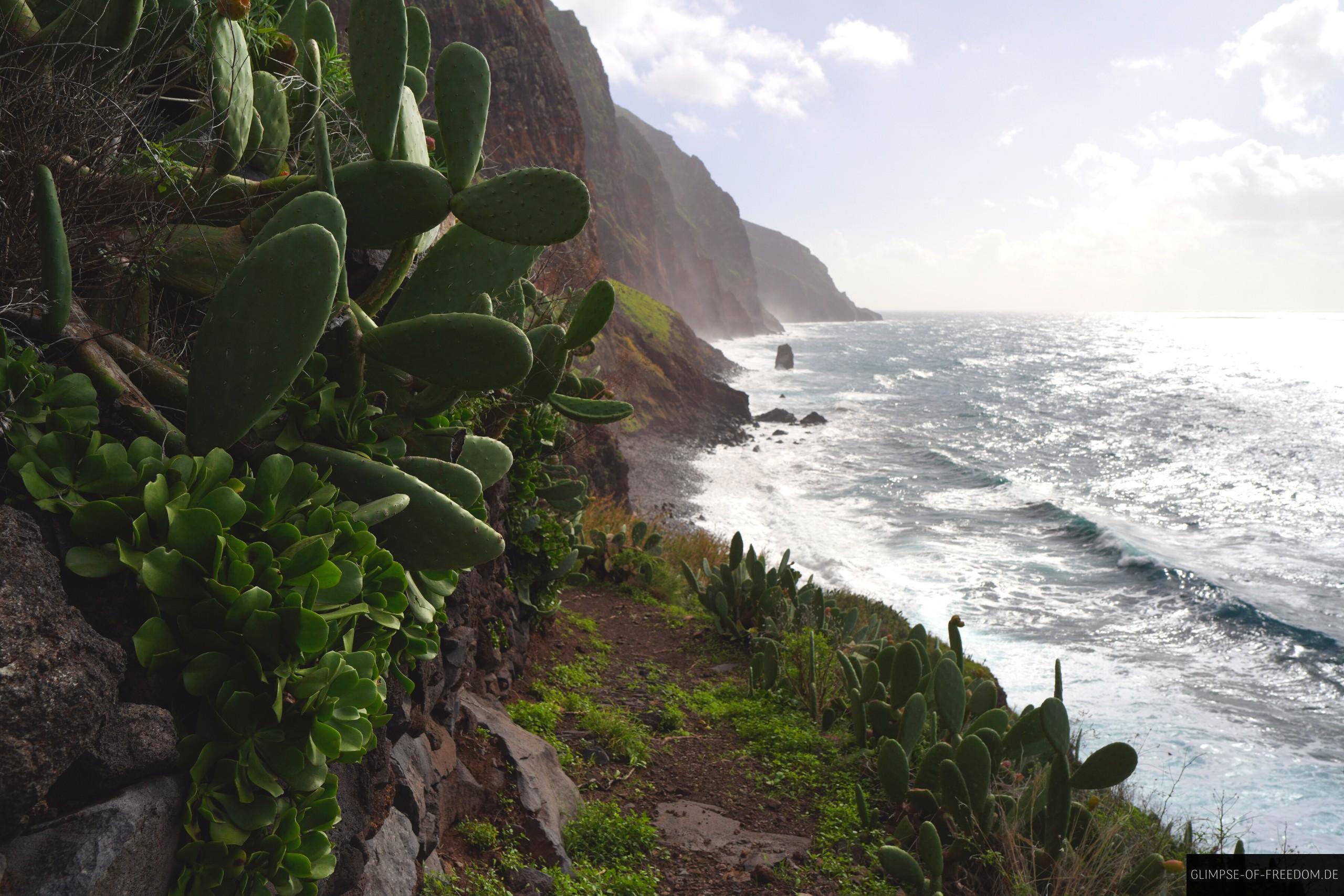 Abstieg zum Strand auf Madeira