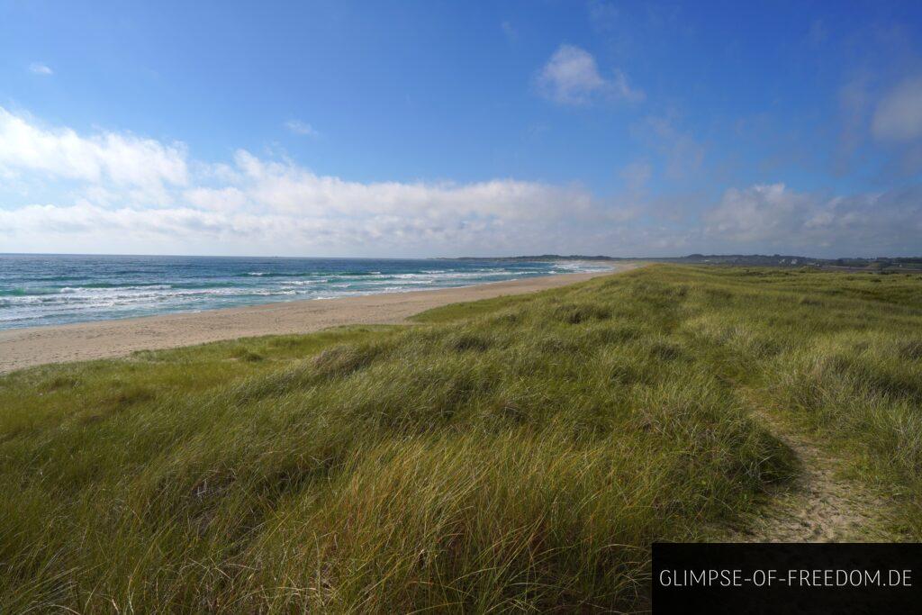 Ankunft am Brusandstrand