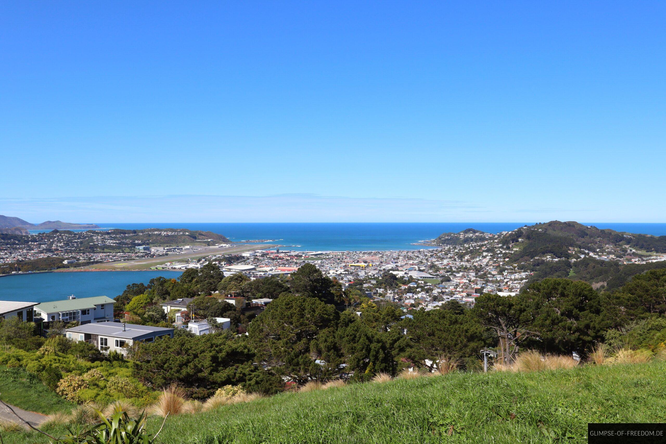 Atemberaubende Weitsicht vom Mount Victoria Wellington scaled Atemberaubende Weitsicht vom Mount Victoria Wellington
