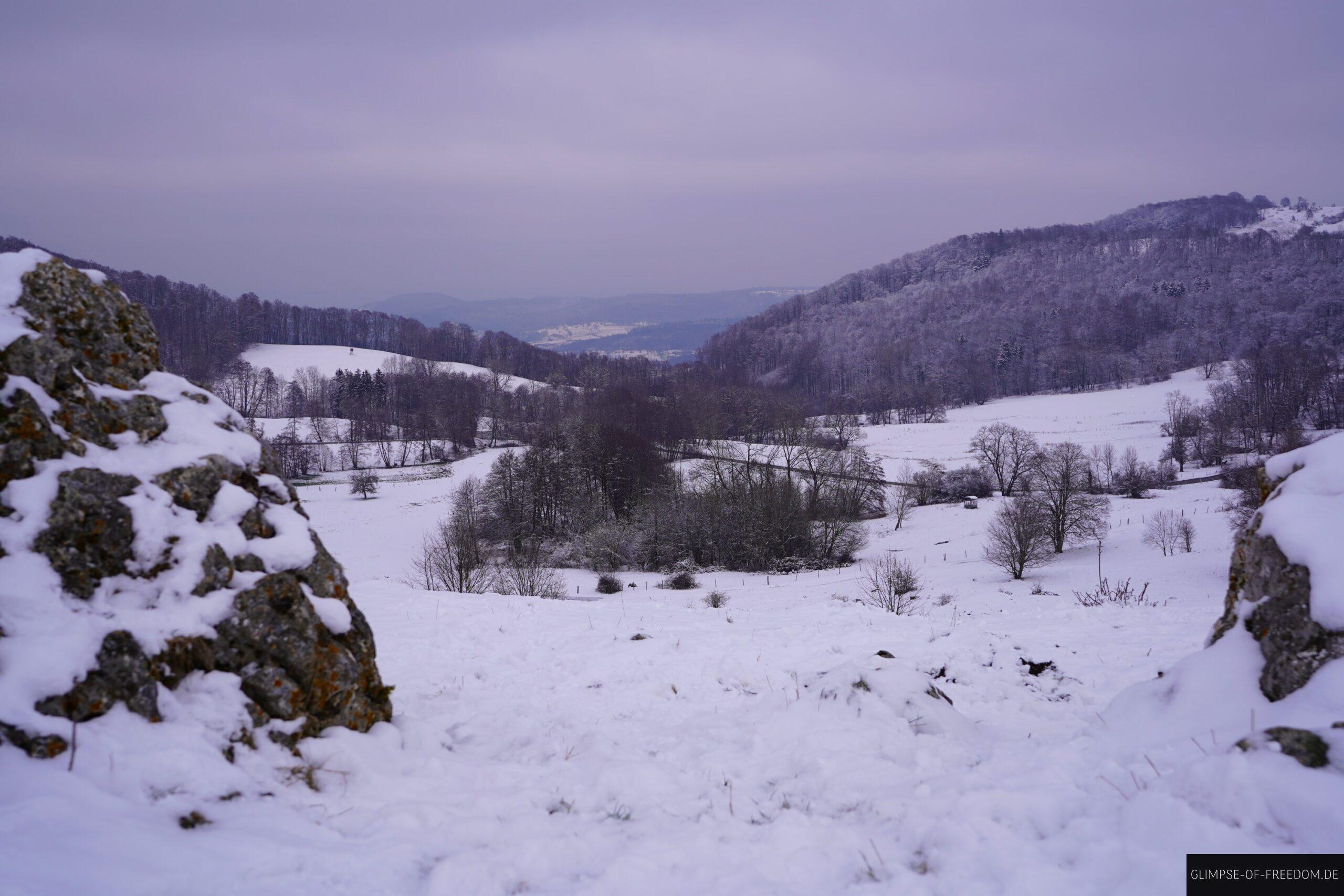 Ausblick auf der Schwaebischen Alb im Winter scaled Ausblick auf der Schwäbischen Alb im Winter