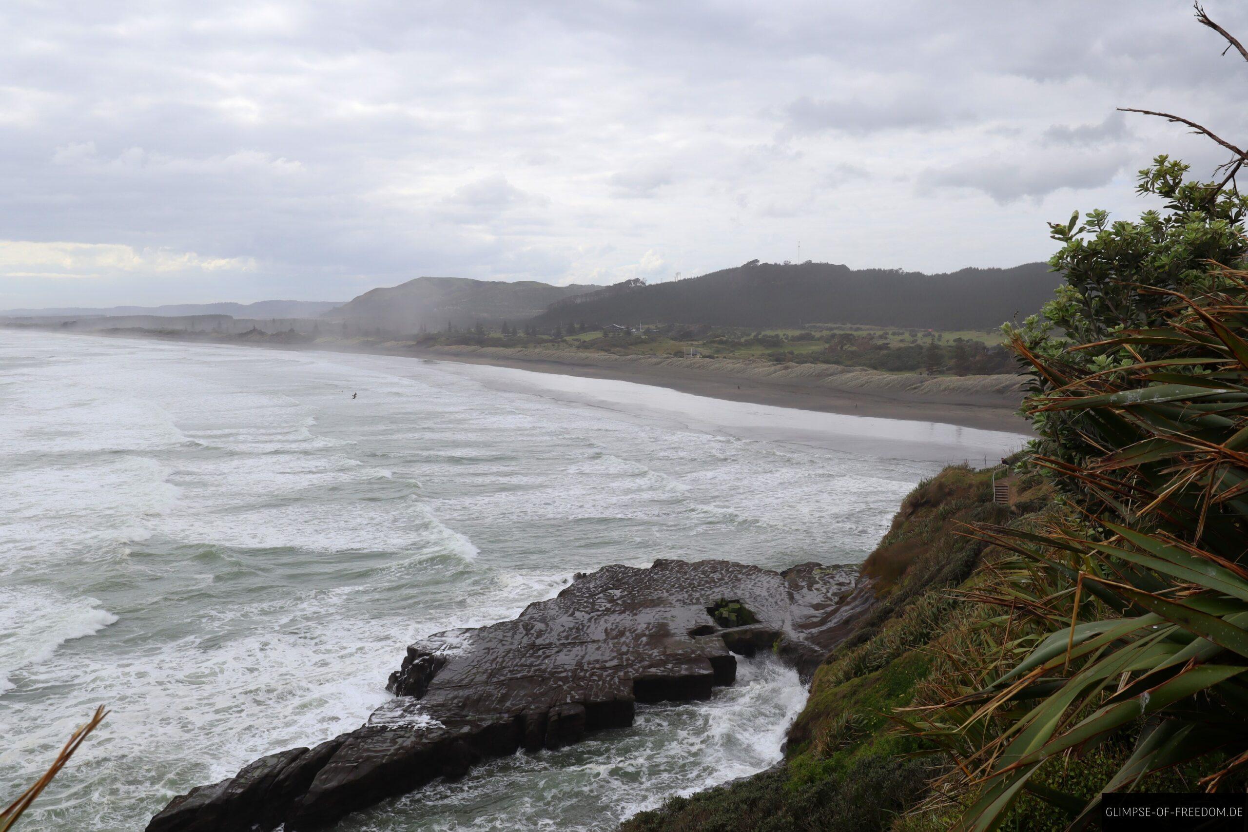 Aussciht ueber den Muriwai Strand scaled Aussciht über den Muriwai Strand