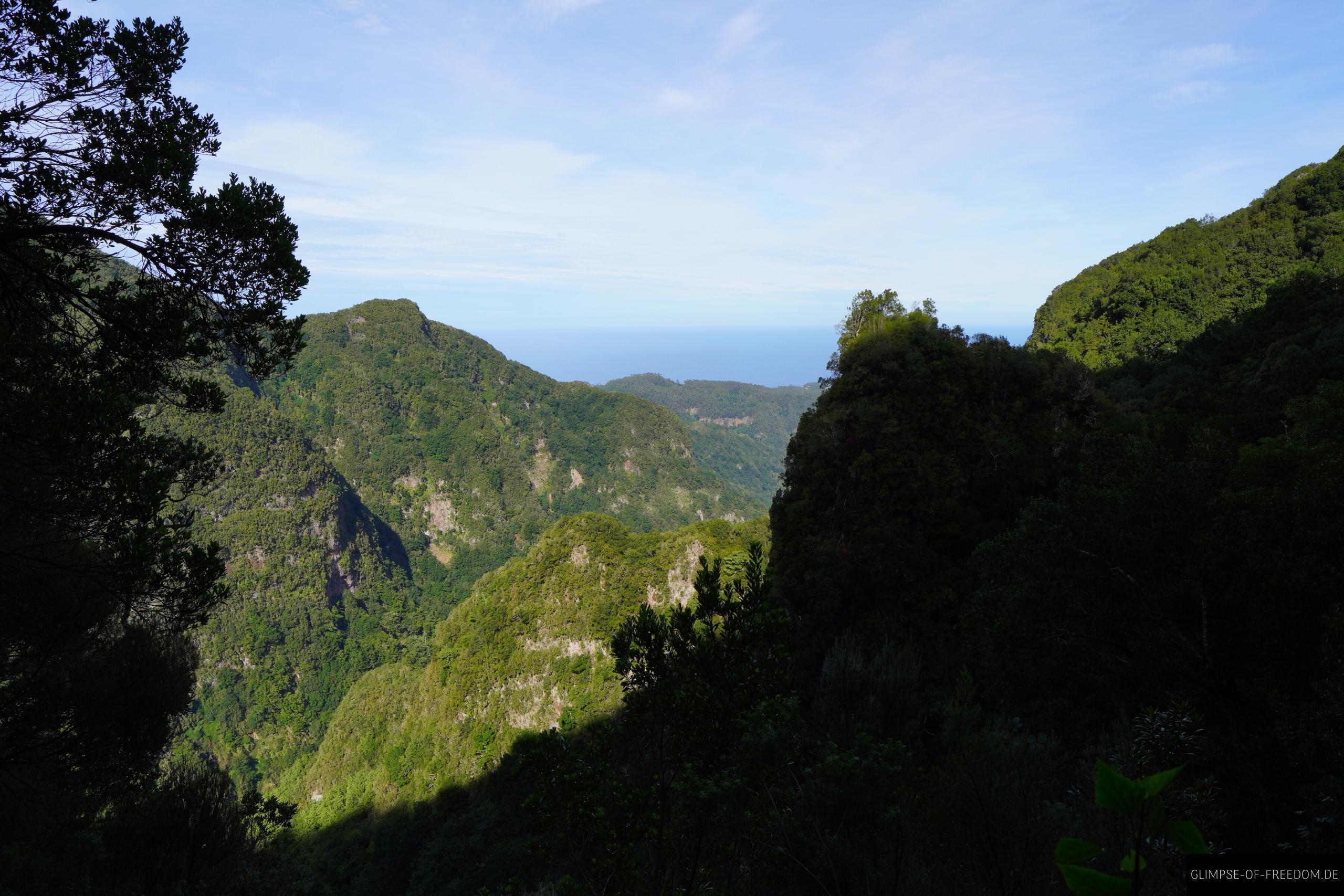 Aussicht Richtung Meer von der Levada aus Aussicht Richtung Meer von der Levada aus