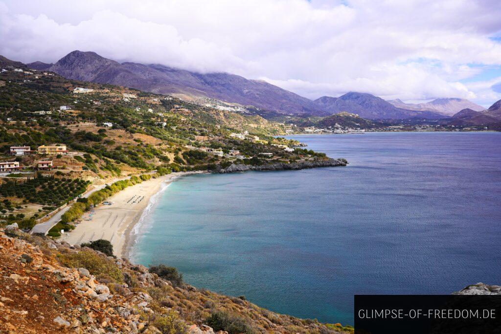 Aussicht auf Souda Beach Aussicht auf Souda Beach