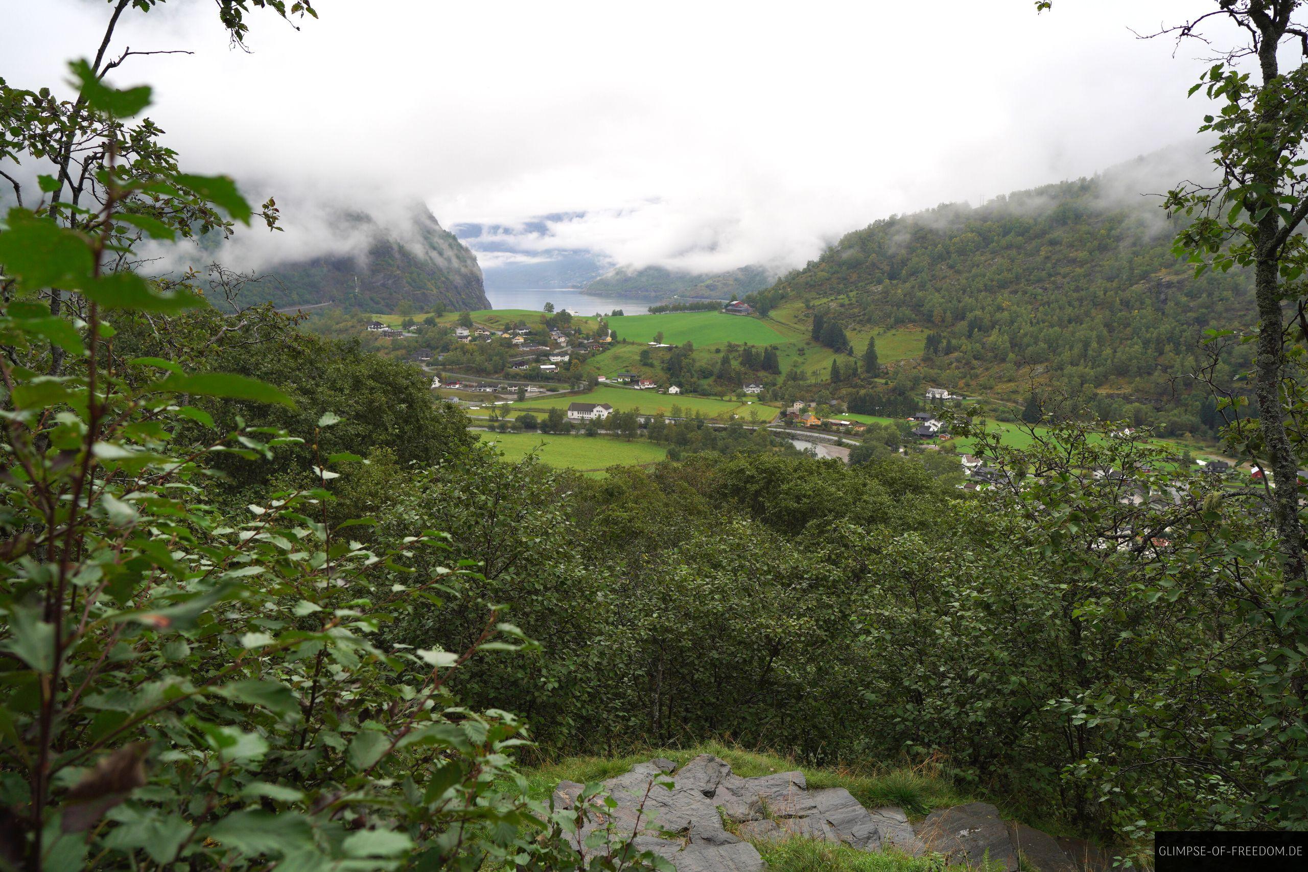 Aussicht auf der Brekkefossen Wanderung Aussicht auf der Brekkefossen Wanderung