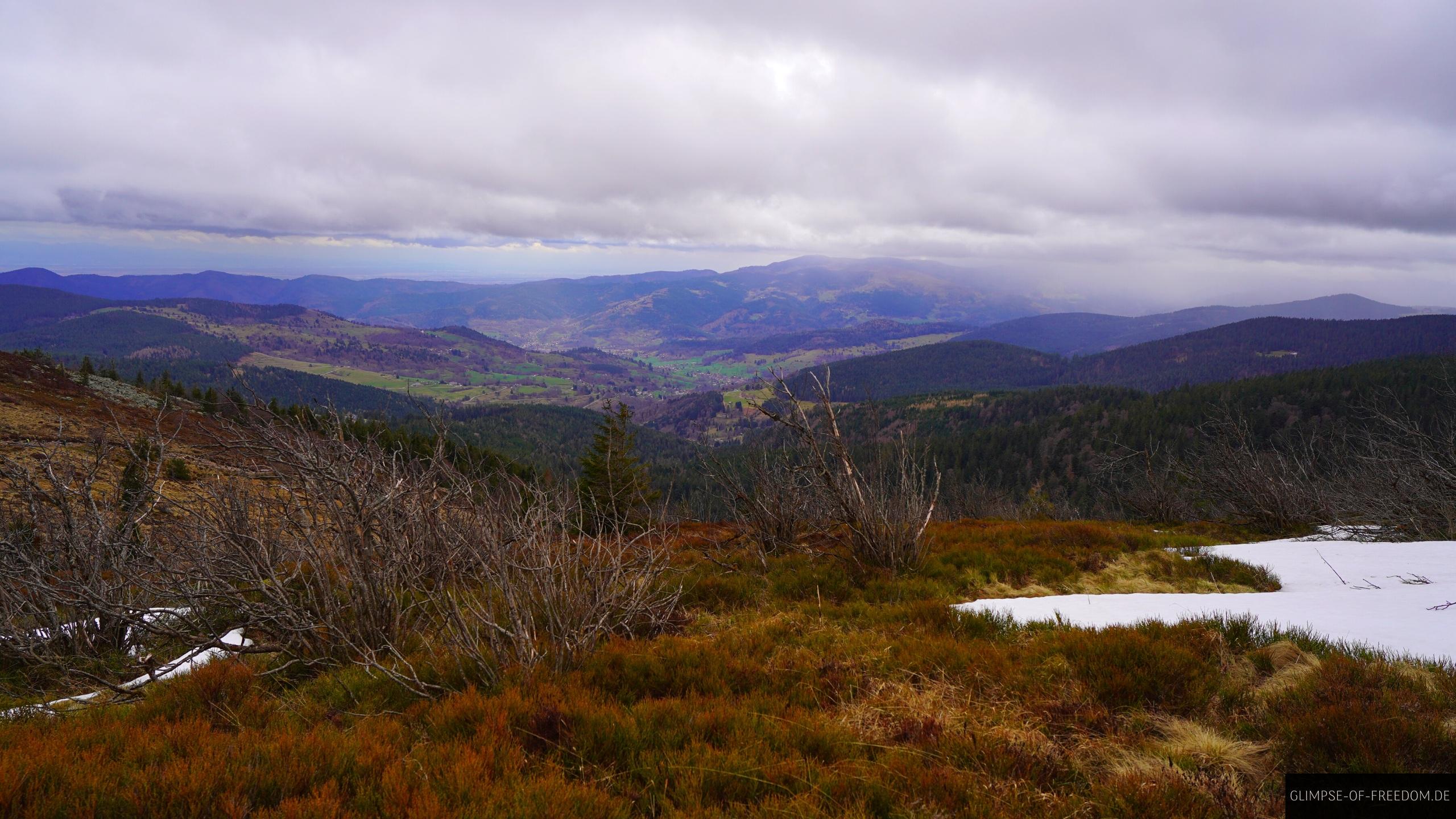 Aussicht auf der Lac Blanc Rundwanderung Aussicht auf der Lac Blanc Rundwanderung