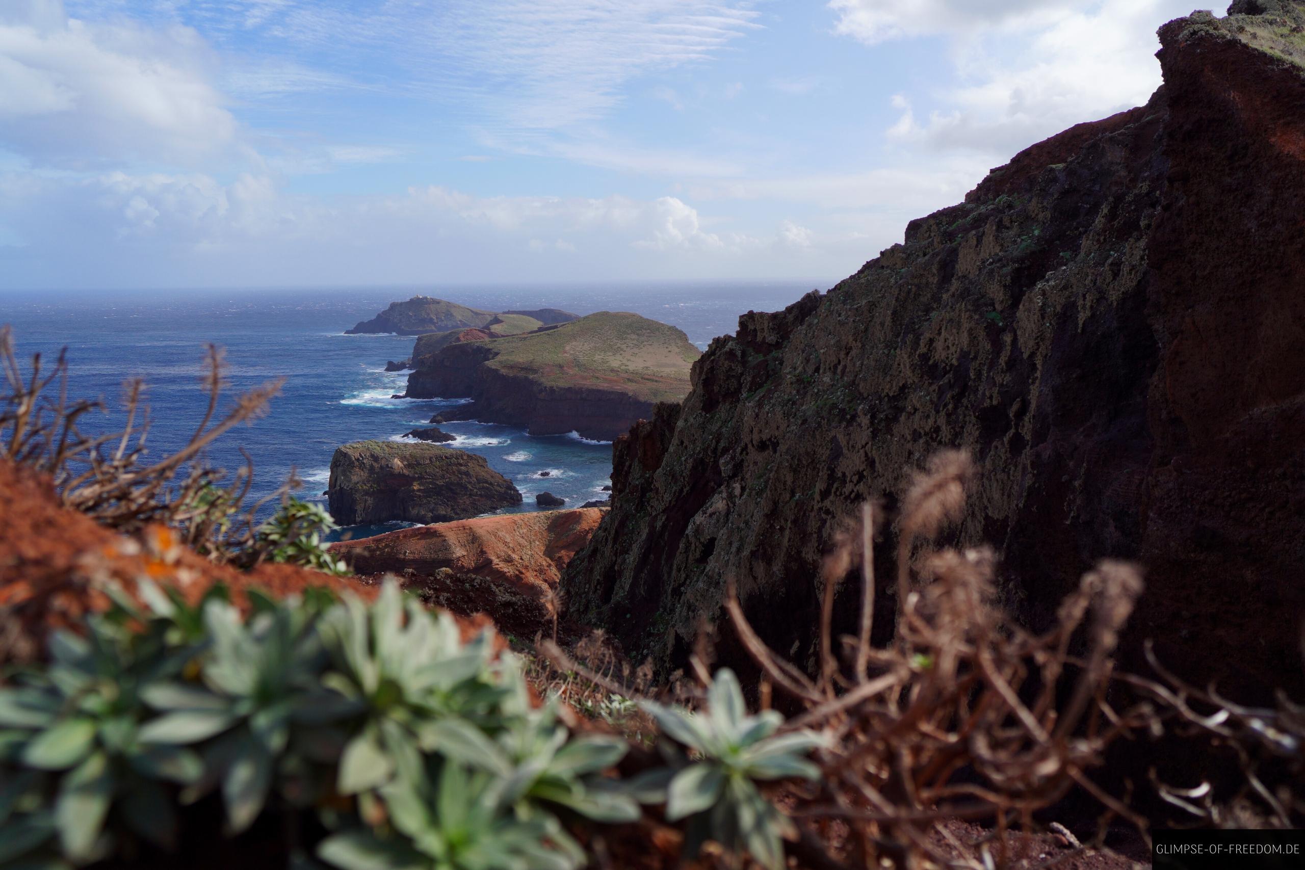 Aussicht auf weitere kleine Madeira Insel Aussicht auf weitere kleine Madeira Insel