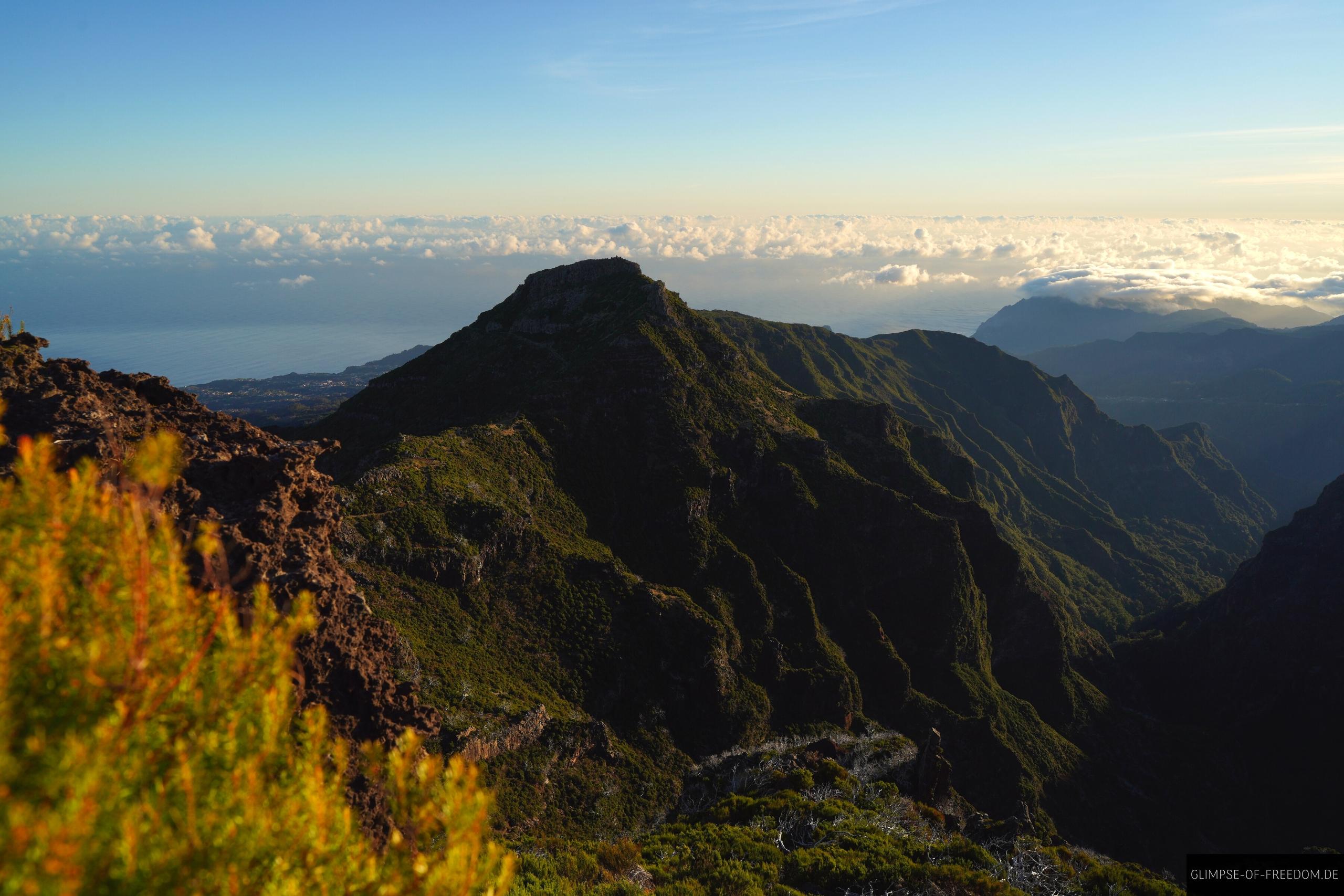 Aussicht nach Osten vom Pico Ruivo Aussicht nach Osten vom Pico Ruivo