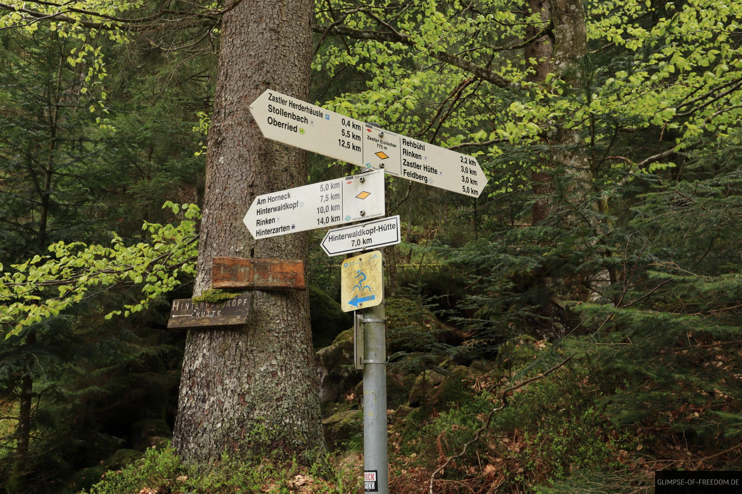 Beschilderung zum Hinterwaldkopf scaled Beschilderung zum Hinterwaldkopf