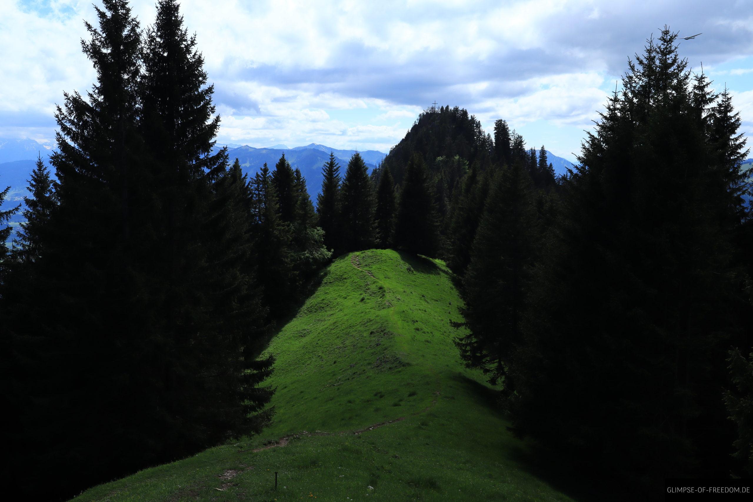 Blick auf Burgberger Hörnle Gipfel