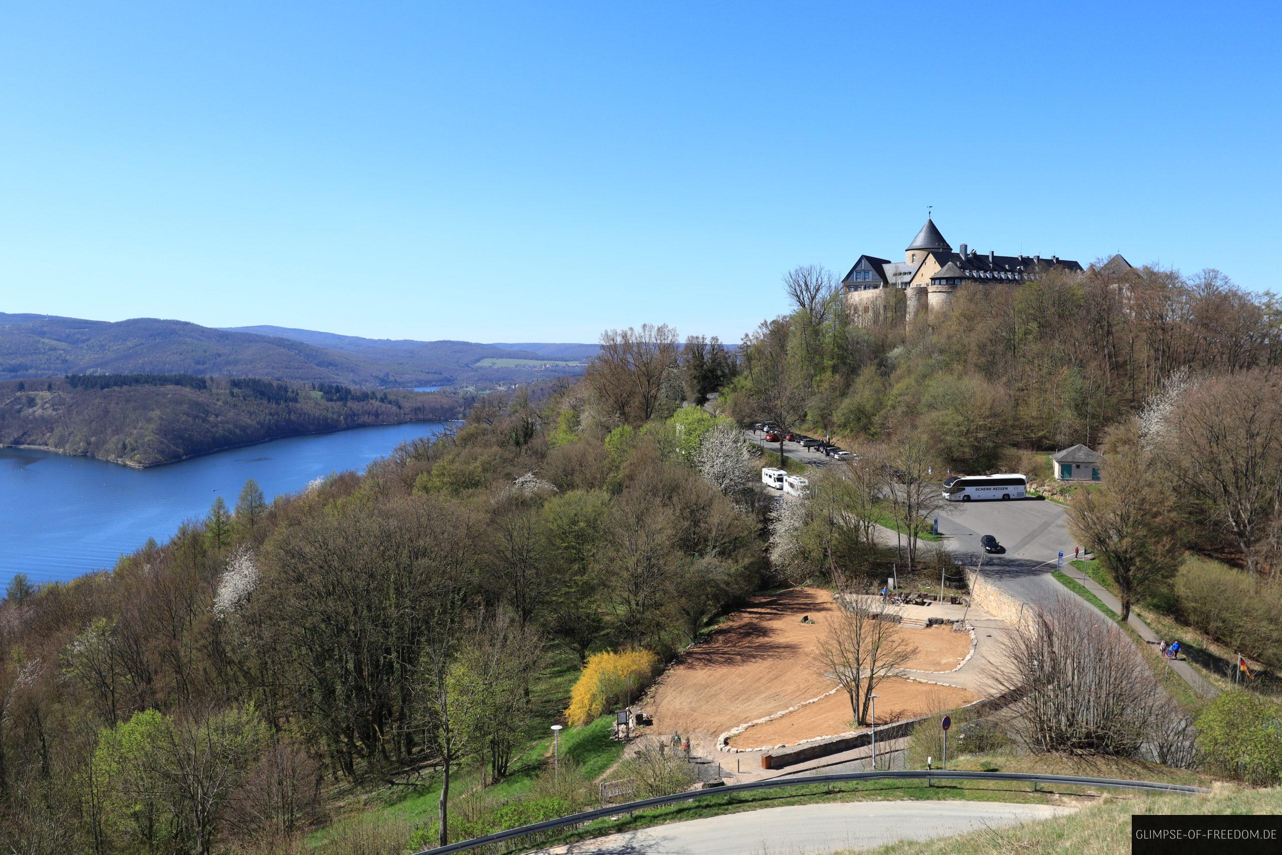 Blick auf Schloss Waldeck