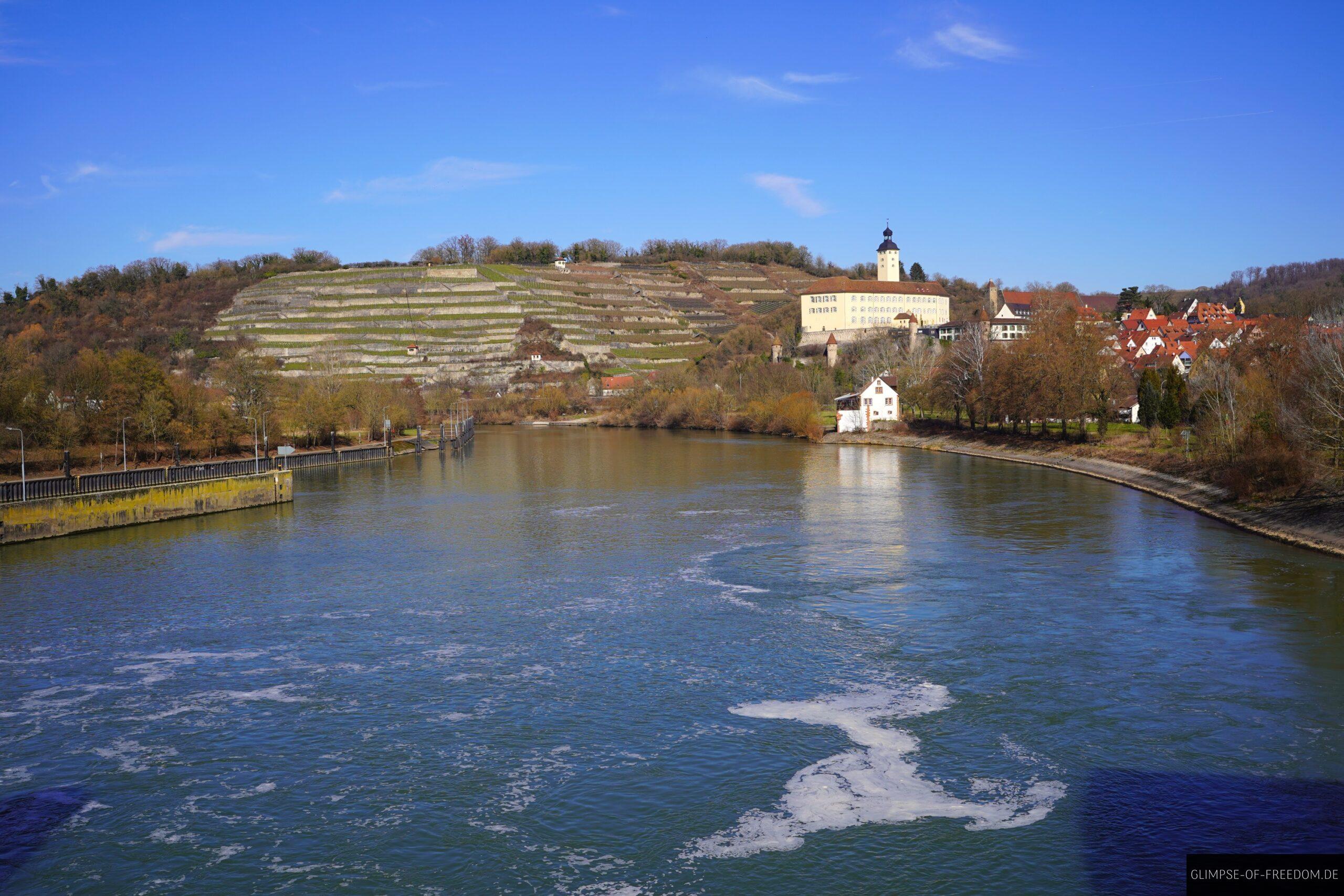 Blick auf das Schloss Horneck Gundelsheim