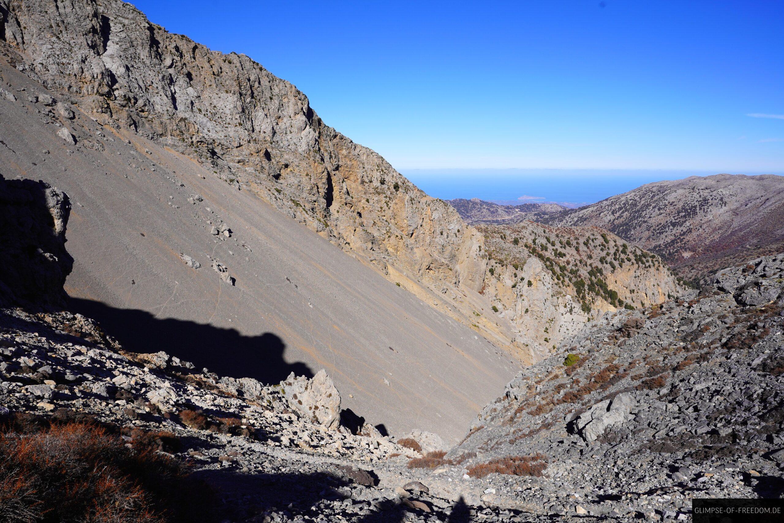 Blick ueber das Geroellfeld am Gigilos scaled Blick über das Geröllfeld am Gigilos