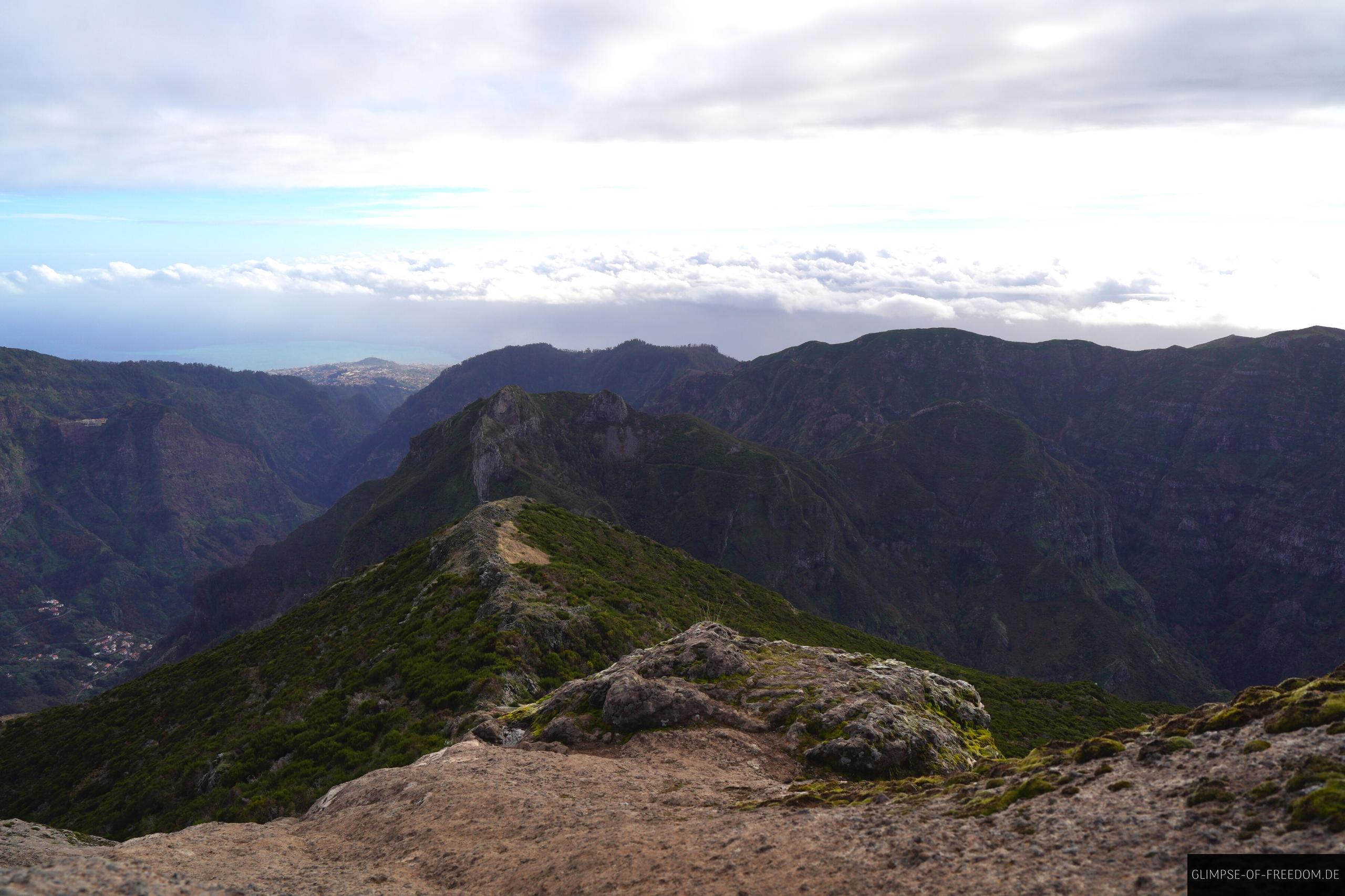 Blick zurueck beim Pico Grande Aufstieg Blick zurück beim Pico Grande Aufstieg