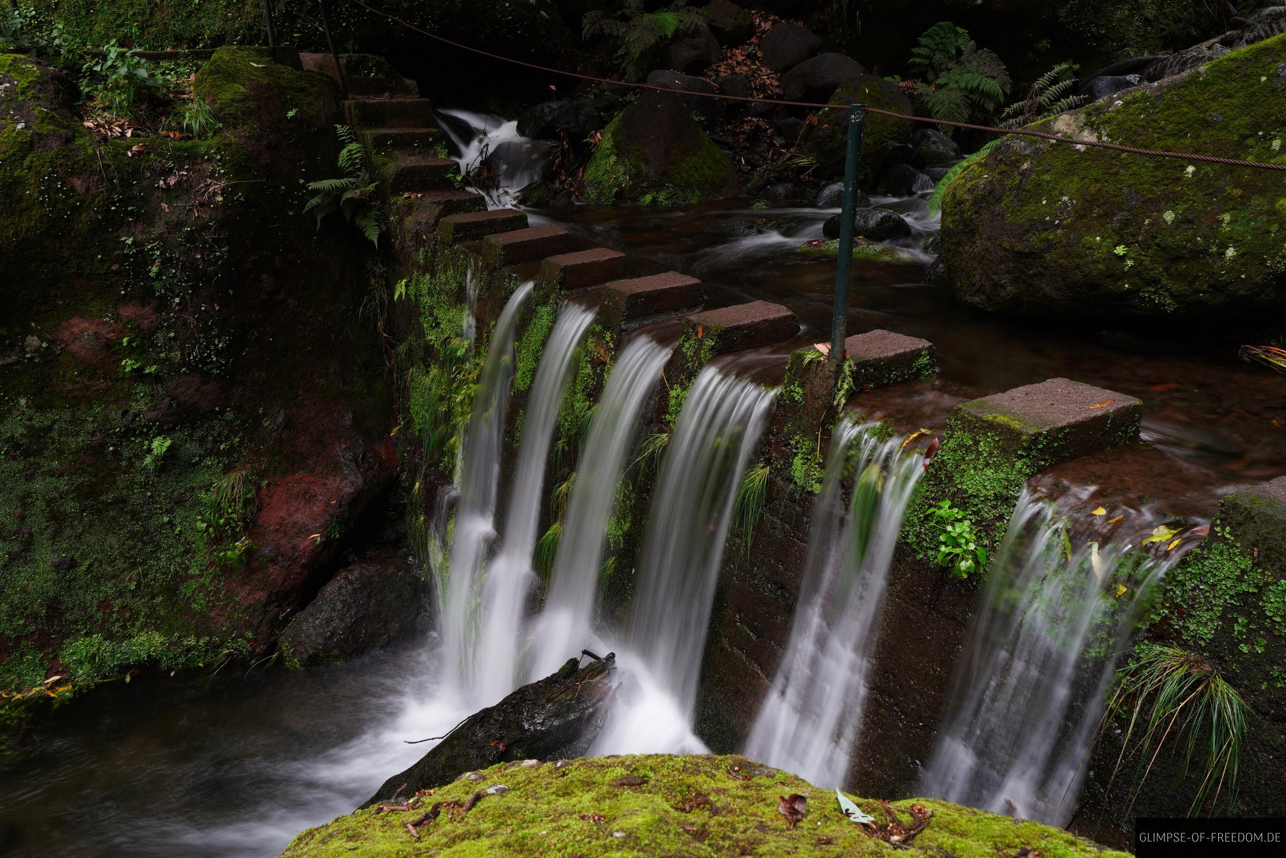 Breiter Wasserfall auf Madeira Breiter Wasserfall auf Madeira