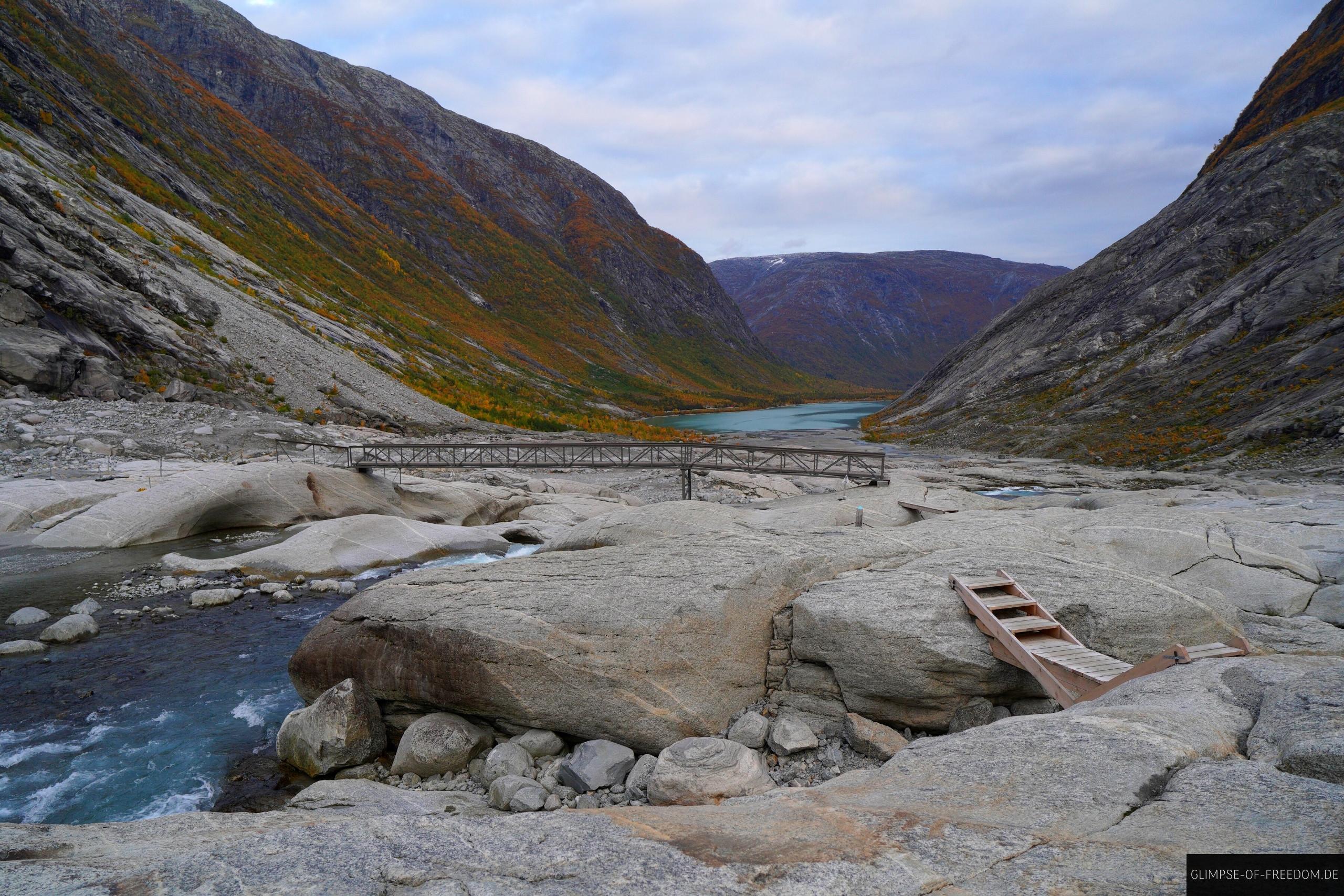 Bruecke am Nigardsbreen Brücke am Nigardsbreen