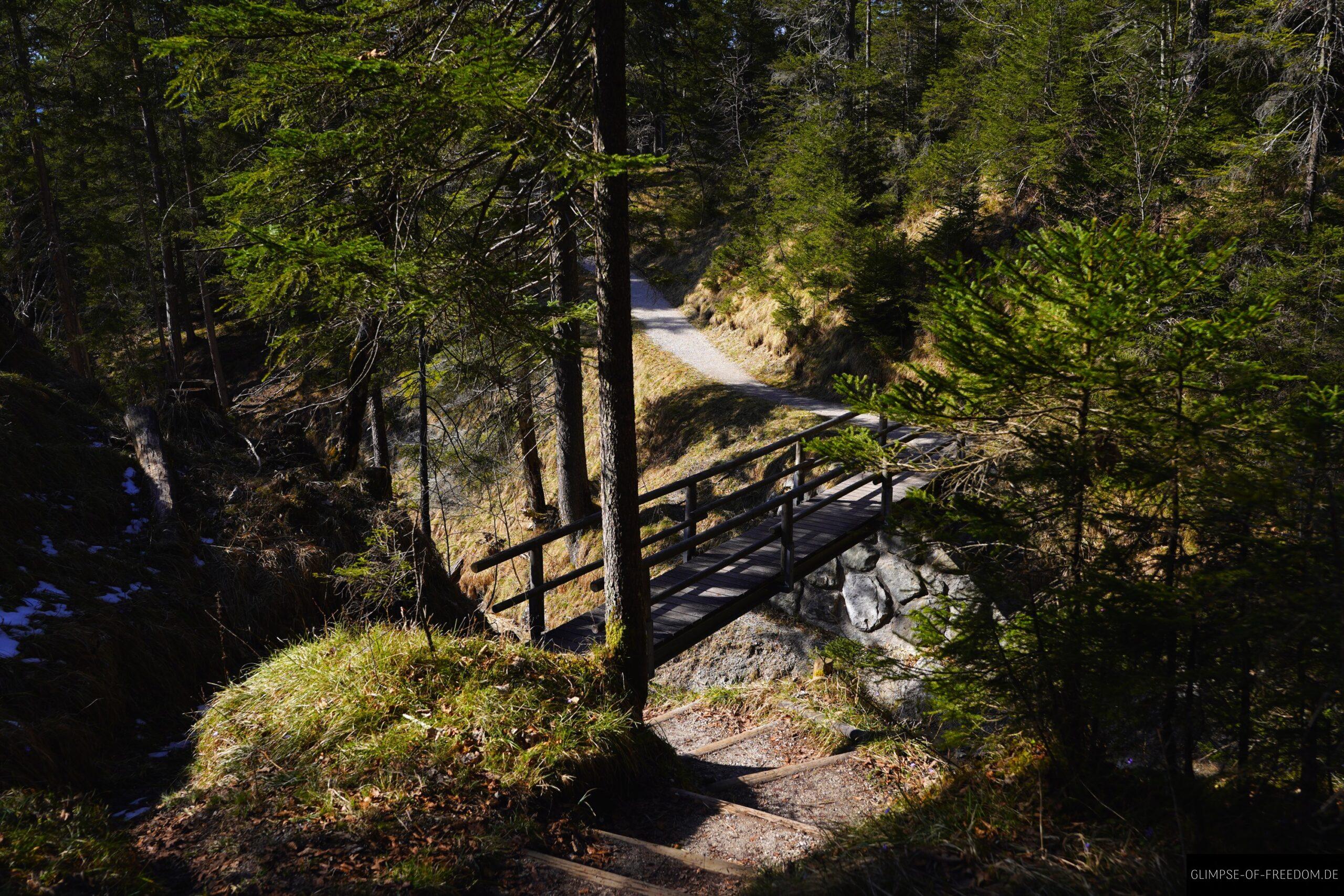 Bruecke ueber der Huettlebachklamm scaled Brücke über der Hüttlebachklamm