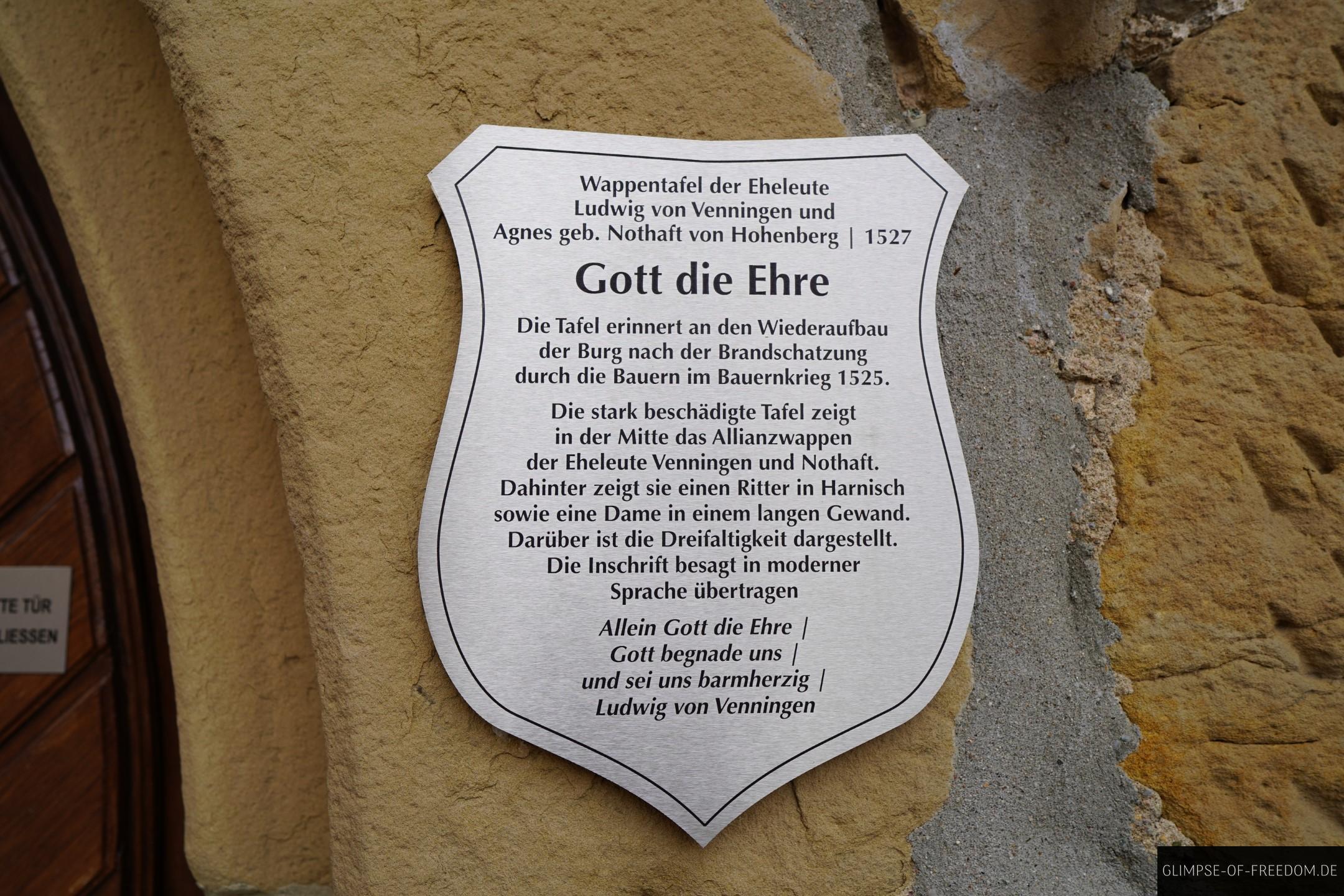 Burg Steinsberg Historie Gott die Ehre Burg Steinsberg Historie Gott die Ehre