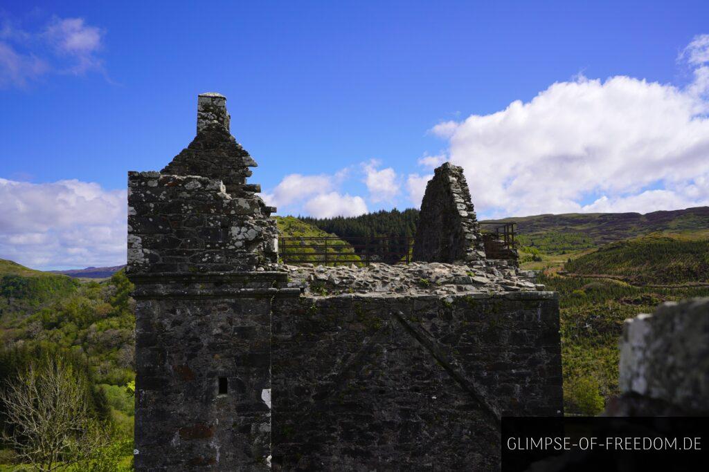 Carnasserie Castle in der schottischen Natur