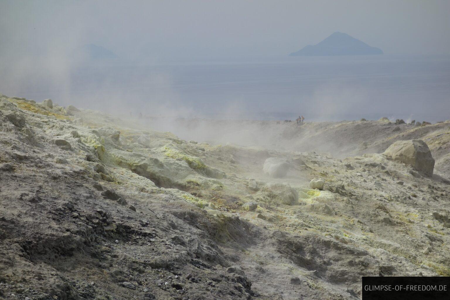 Gran Cratere Vulcano Wanderung Zum Krater Italien Gran Cratere Vulcano Wanderung Zum Krater Italien