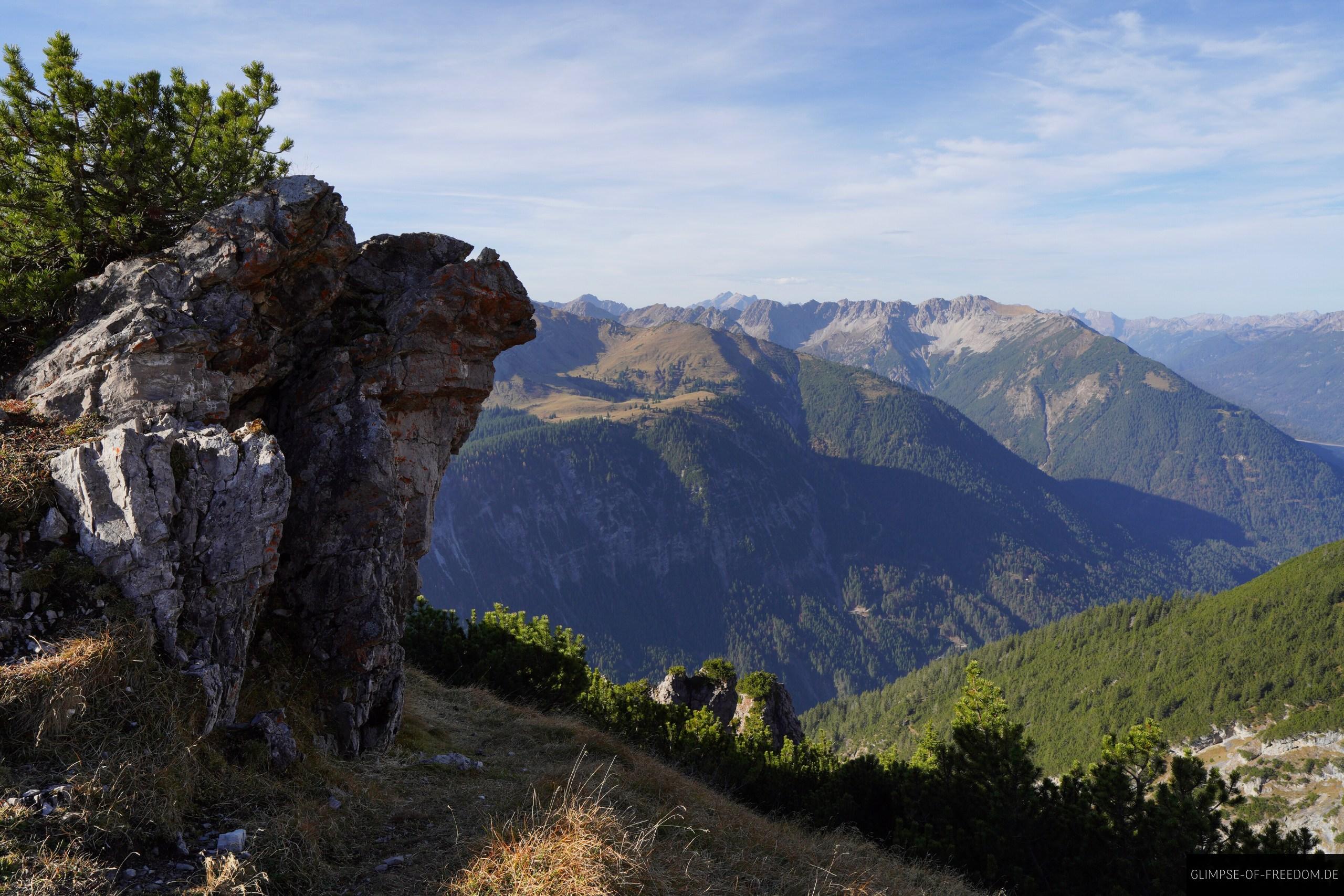 Felsen und Berge beim Thaneller Wandern Felsen und Berge beim Thaneller Wandern