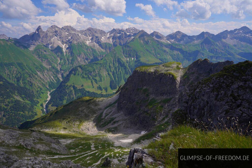 Griesgundkopf Ausblick vom Gipfel