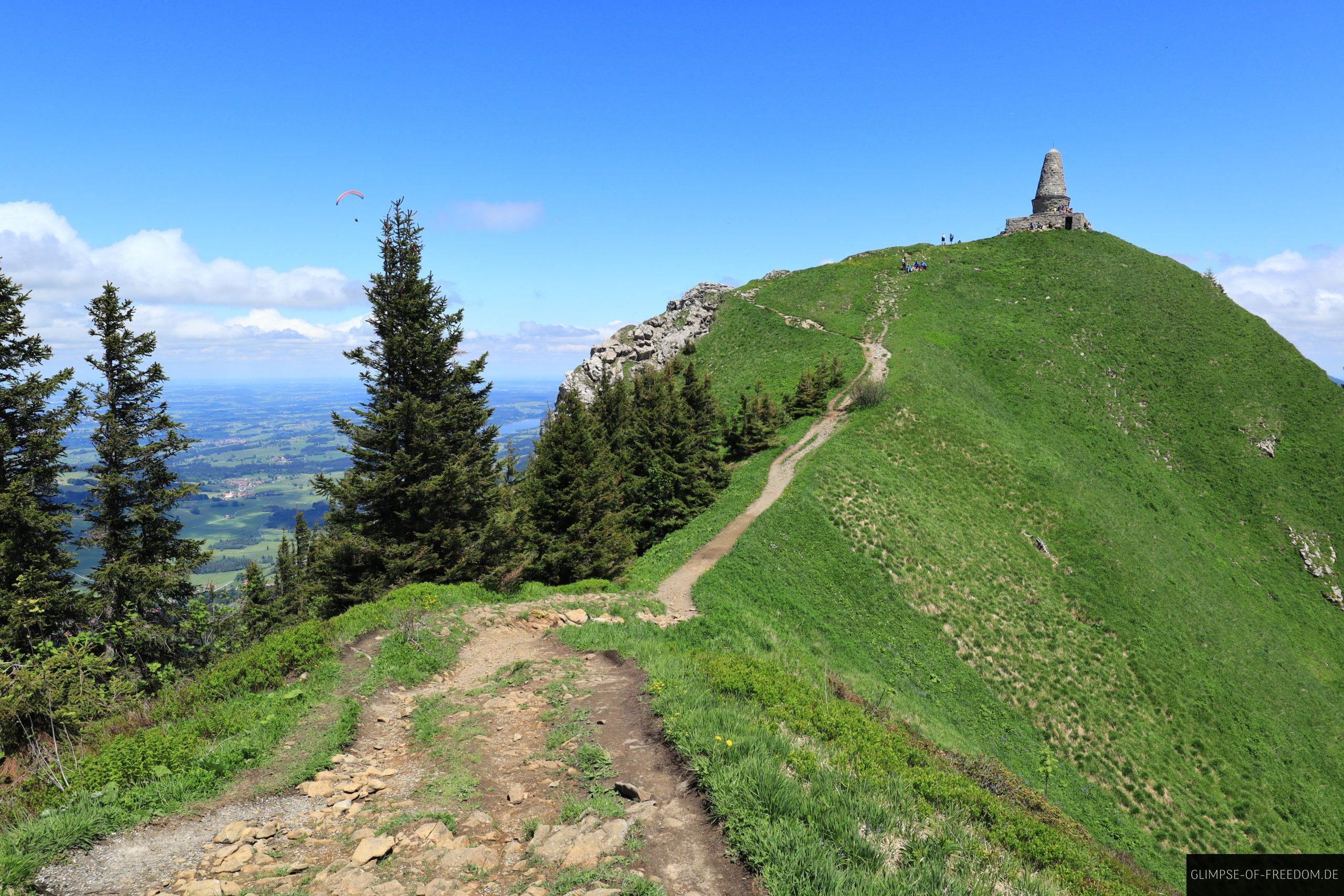 Letzte Meter zum Jägerdenkmal