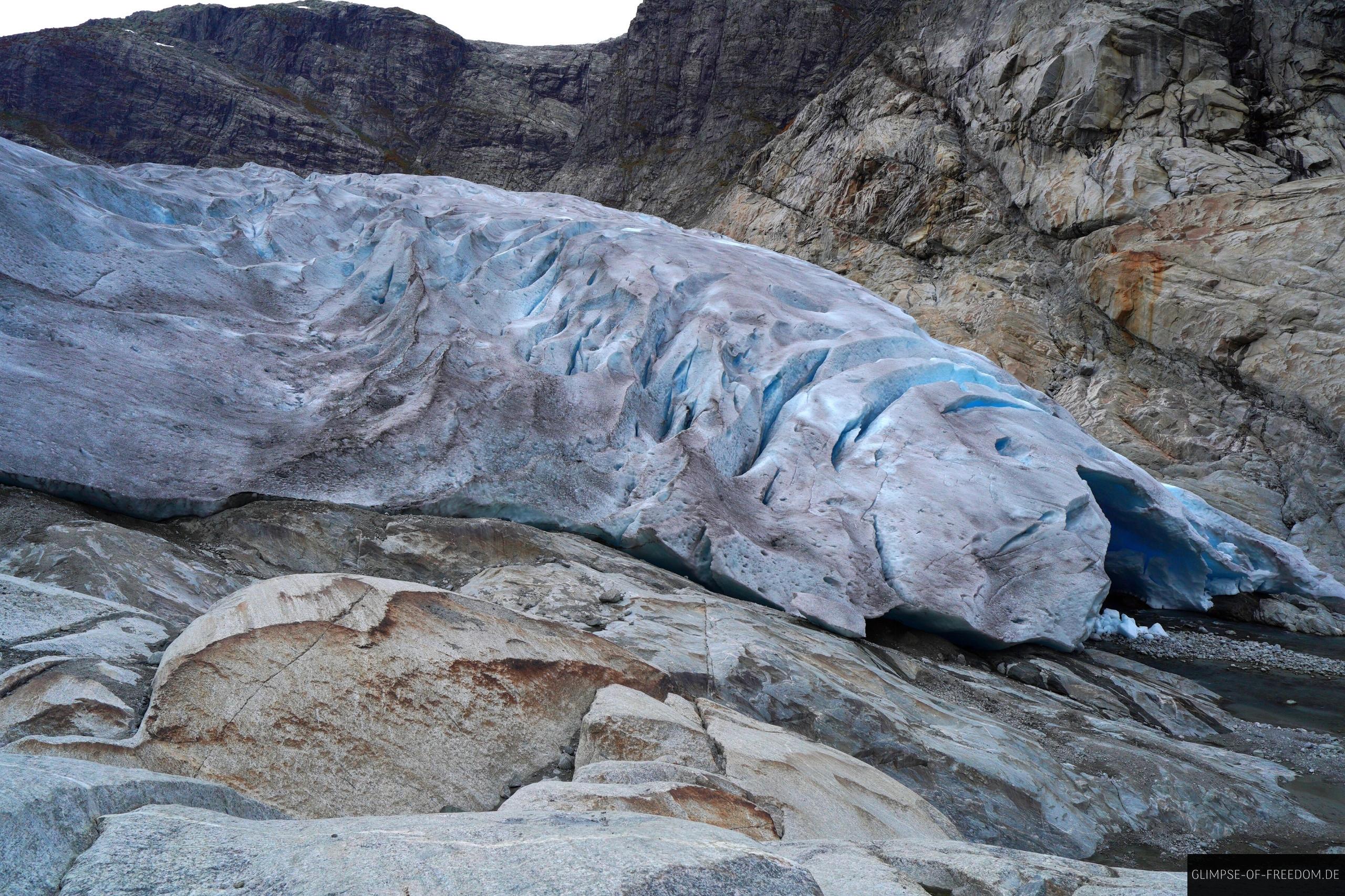 Nigardsbreen Norwegen Gletscherzunge Nigardsbreen Norwegen Gletscherzunge
