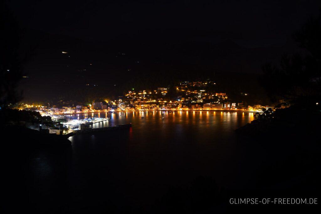 Port de Soller bei Nacht