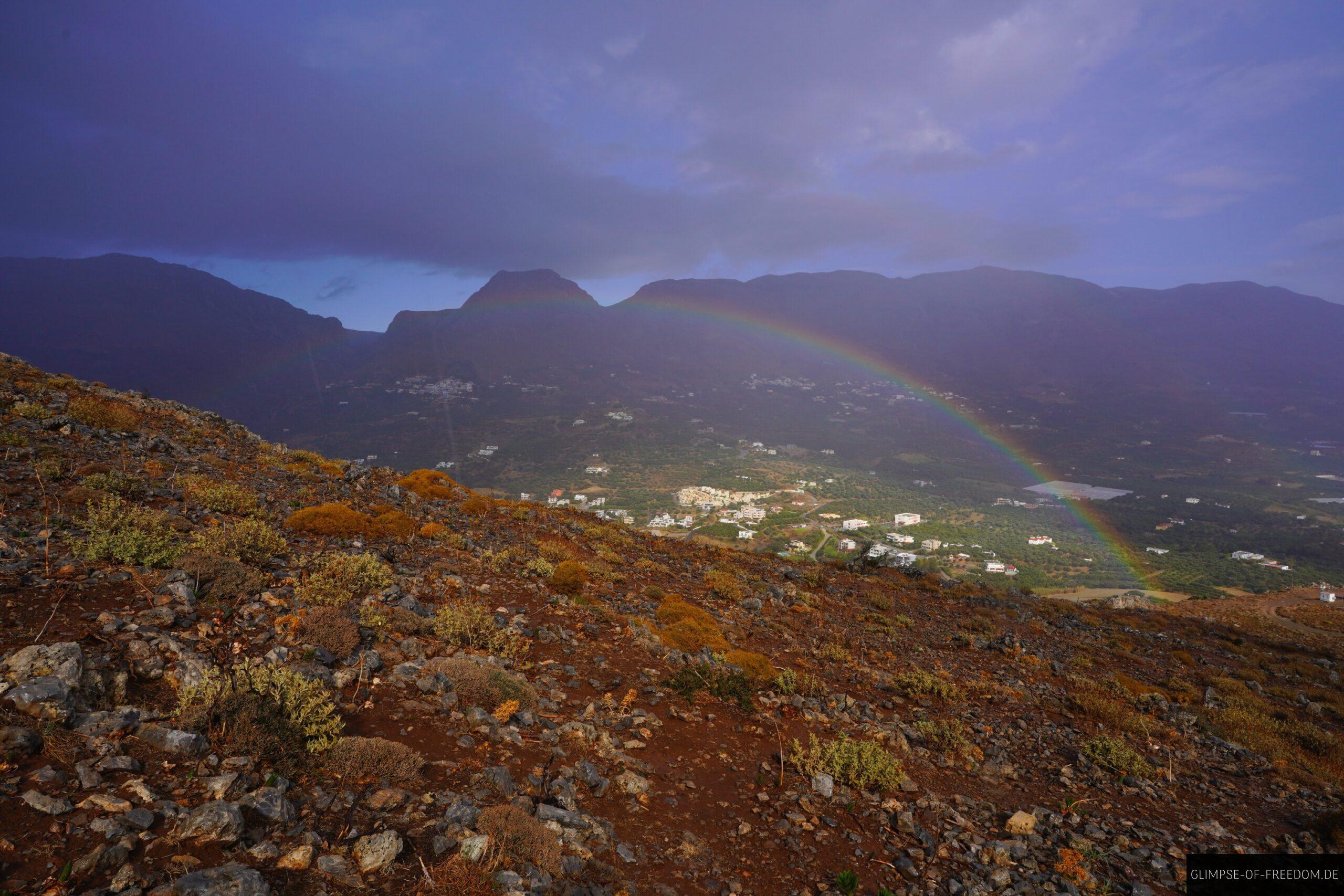 Regenbogen am Kap Kako Mouri Kreta scaled Regenbogen am Kap Kako Mouri Kreta