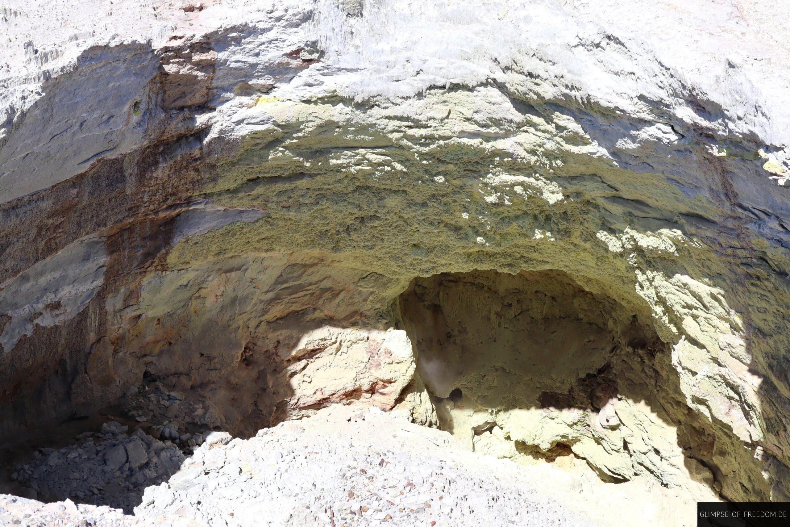 Schwefelablagerungen scaled Schwefelablagerungen