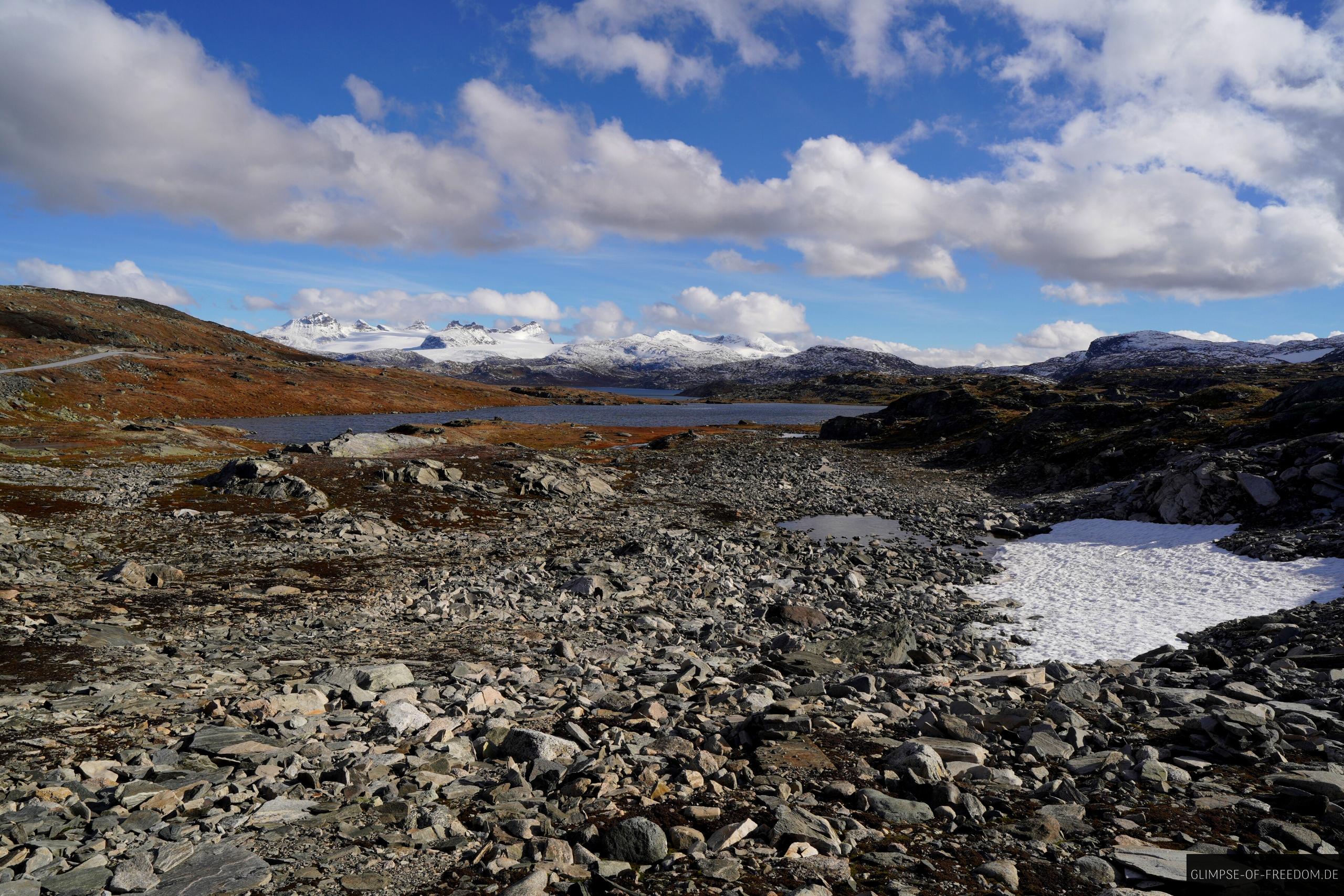 Sognefjellet: Berge, Felsen, Seen und Schnee