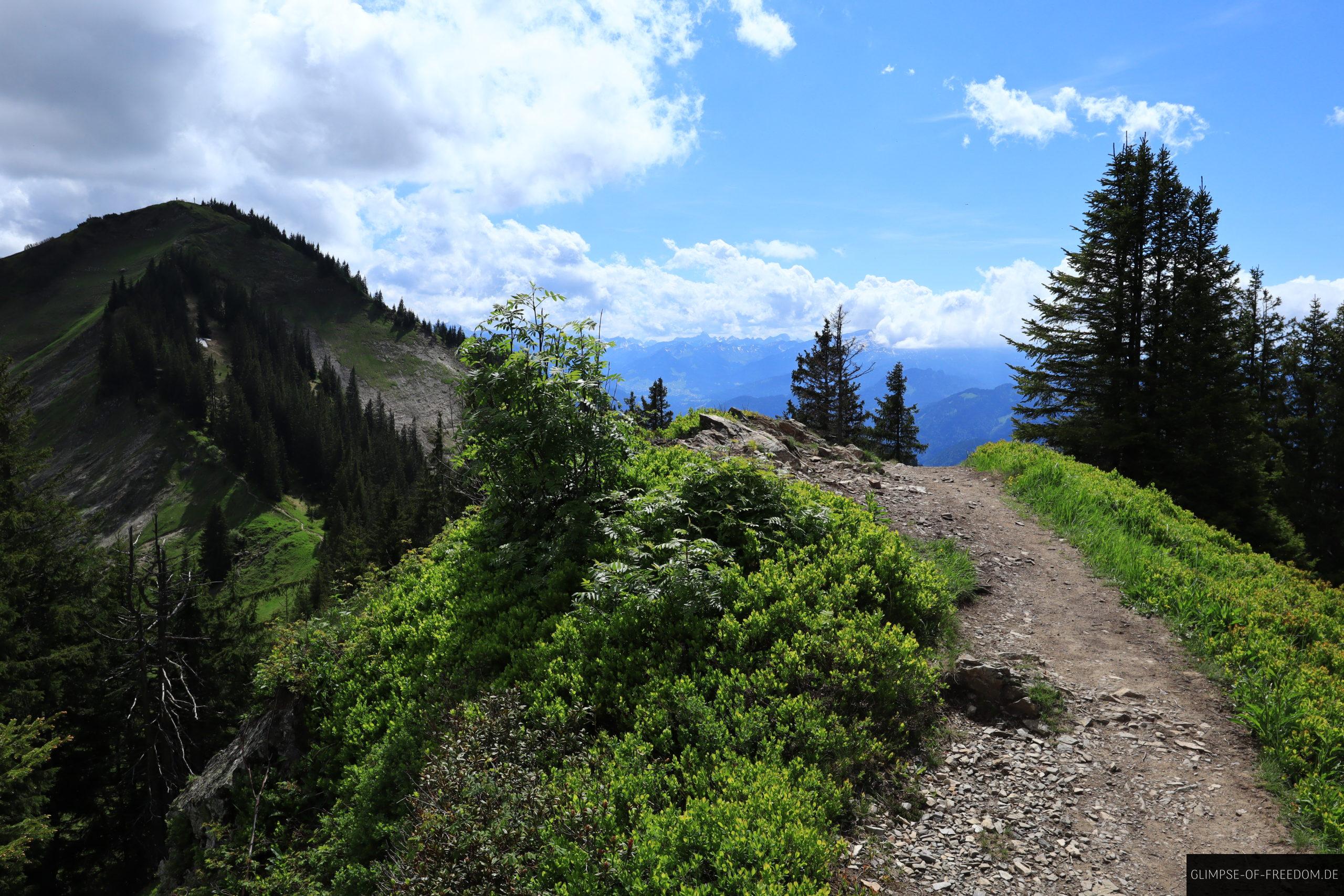 Sonnenkopf Weg mit Blick auf den Schnippenkopf Gipfel scaled Sonnenkopf-Weg mit Blick auf den Schnippenkopf-Gipfel