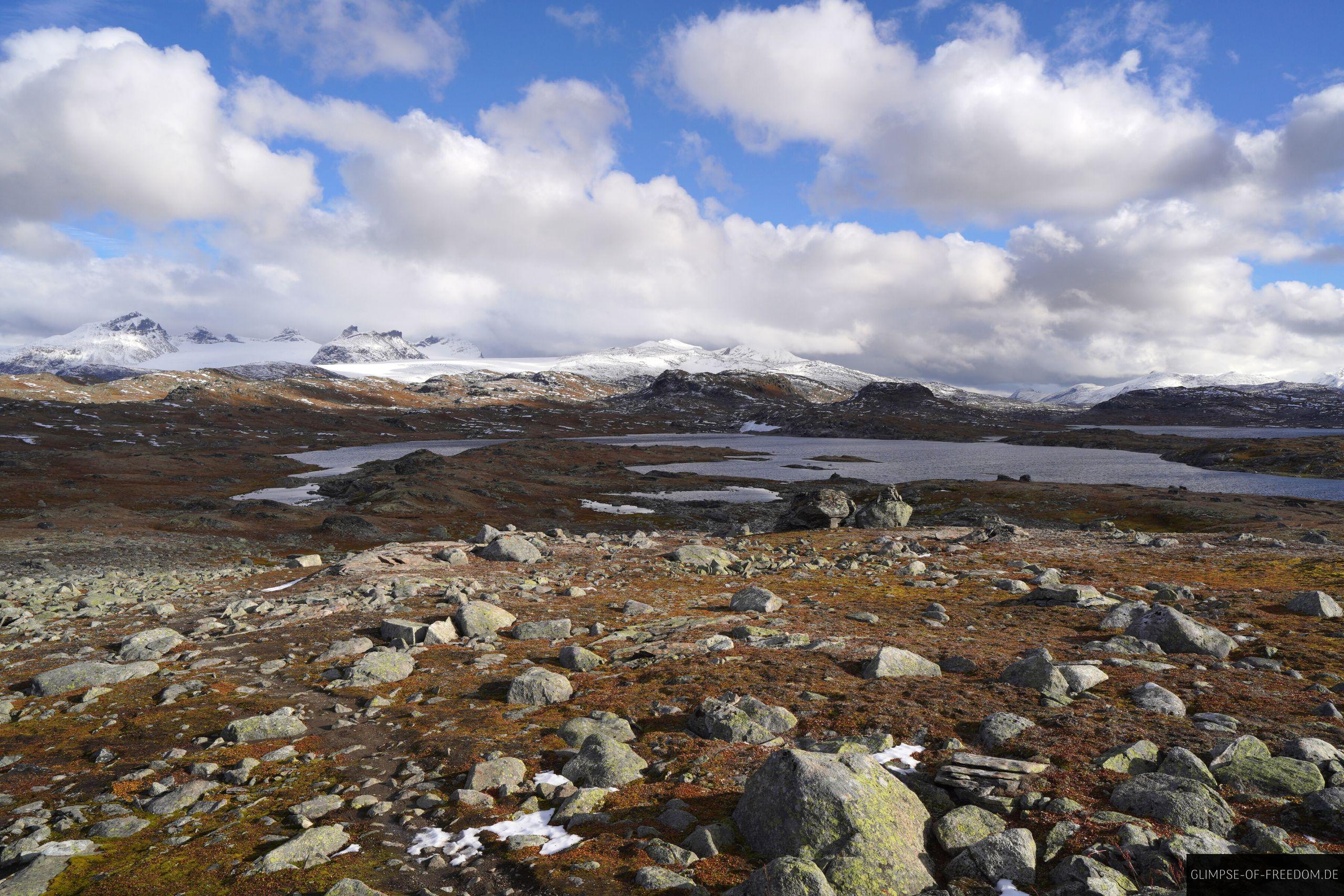 Stein und Seelandschaft Mefjellet Stein und Seelandschaft Mefjellet