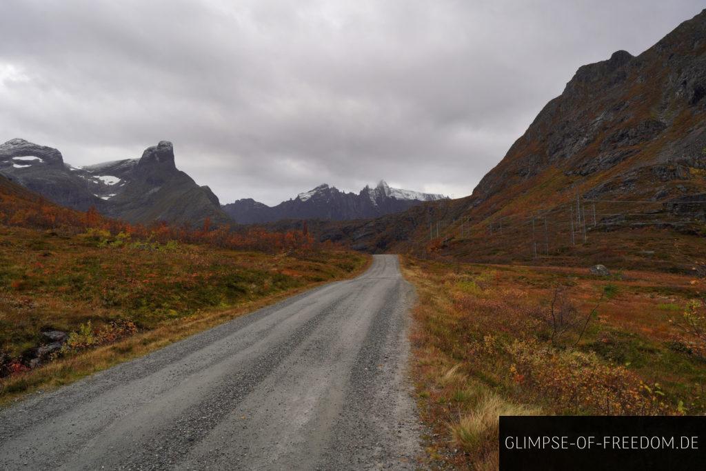 Straße zum Litlefjellet