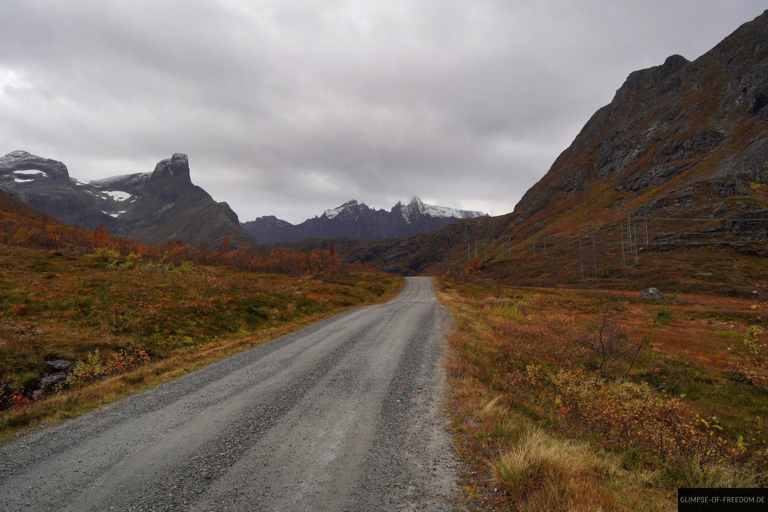 Strasse zum Litlefjellet Straße zum Litlefjellet