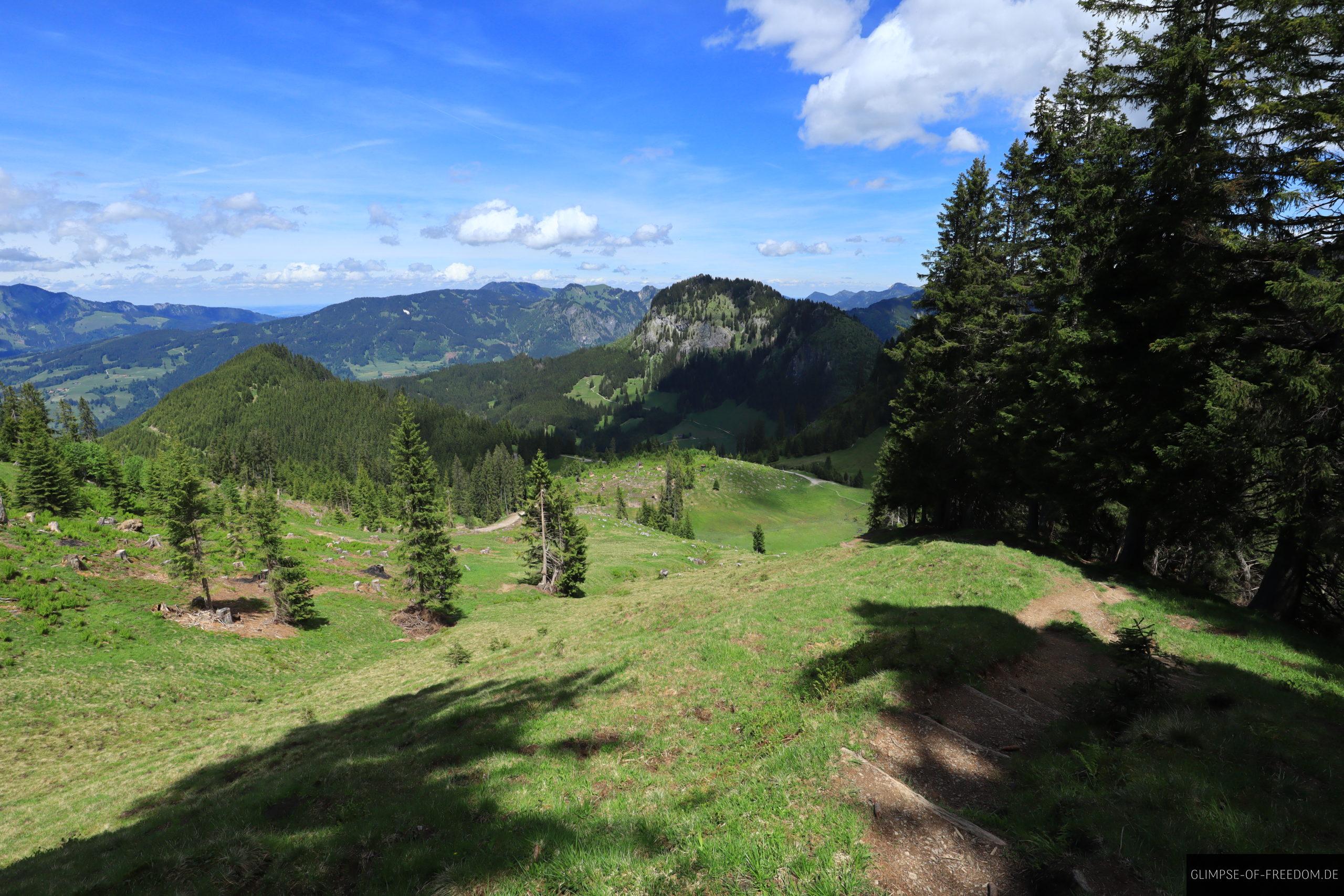 Treppenweg oberhalb vom Huehnermoos scaled Treppenweg oberhalb vom Hühnermoos