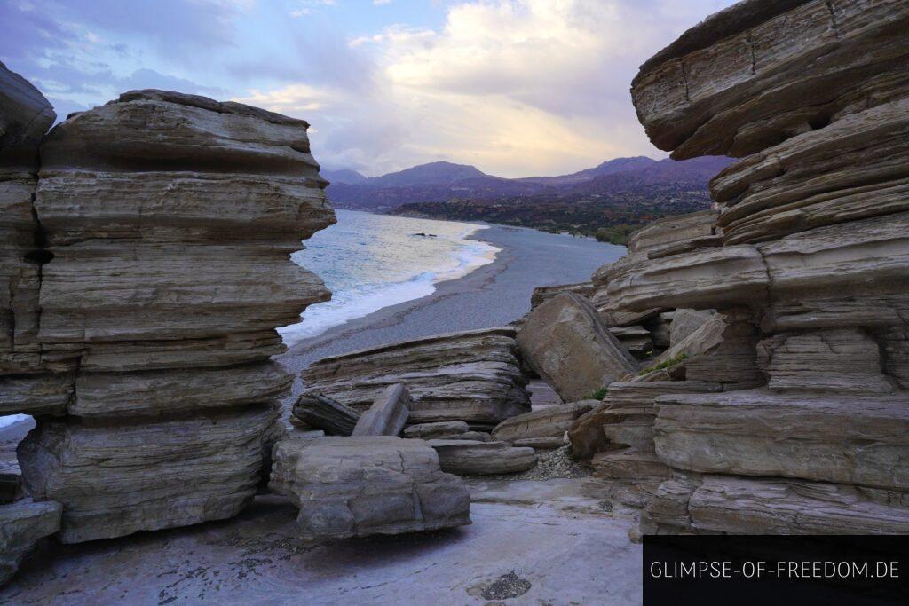 Triopetra Beach Felsen