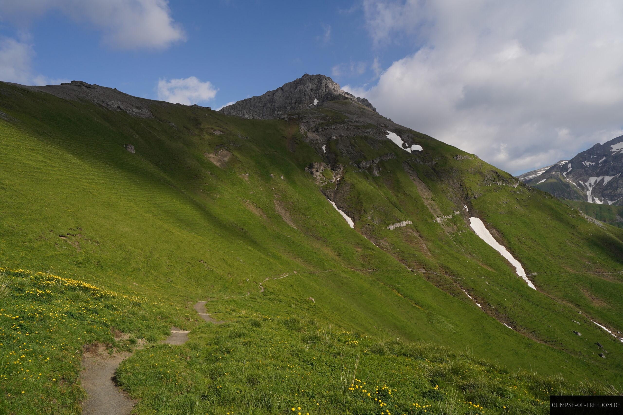 Wandern durch die bergige Graslandschaft scaled Wandern durch die bergige Graslandschaft