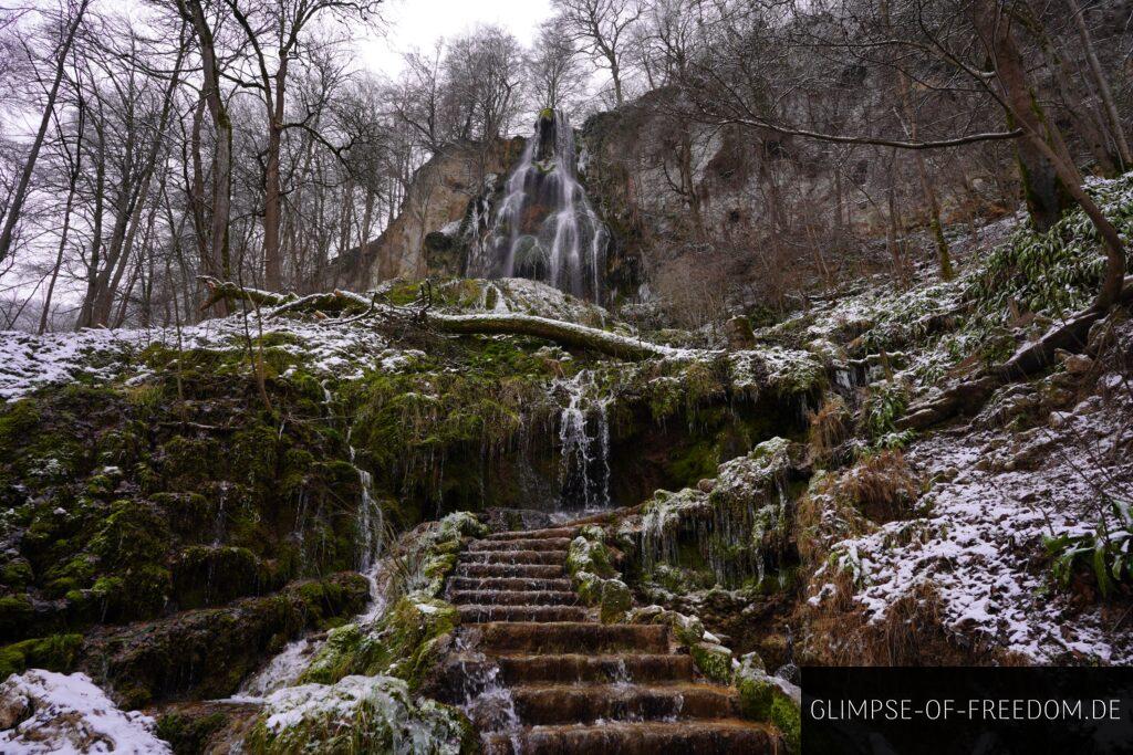 Wasserfallsteig am Uracher Wasserfall