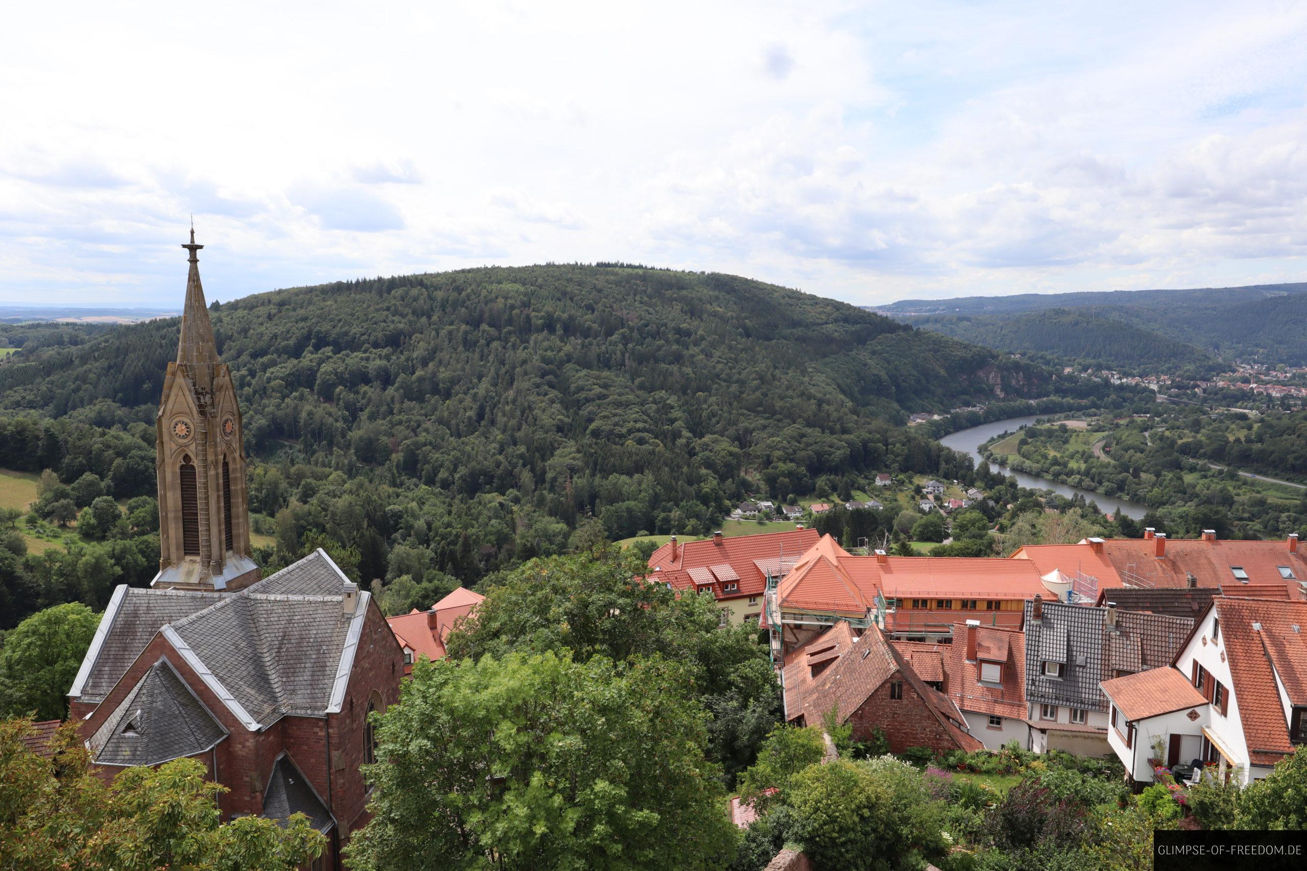 aussicht burgfeste dilsberg auf neckar kirche scaled 1 aussicht burgfeste dilsberg auf neckar kirche scaled