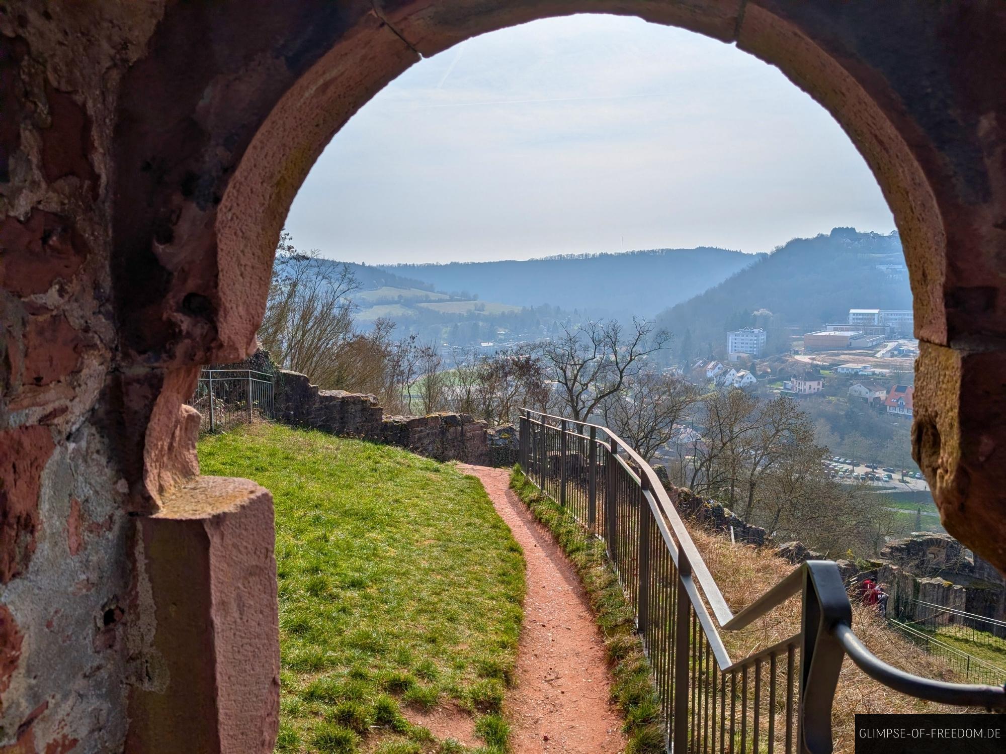 burg wertheim torbogen weg landschaft
