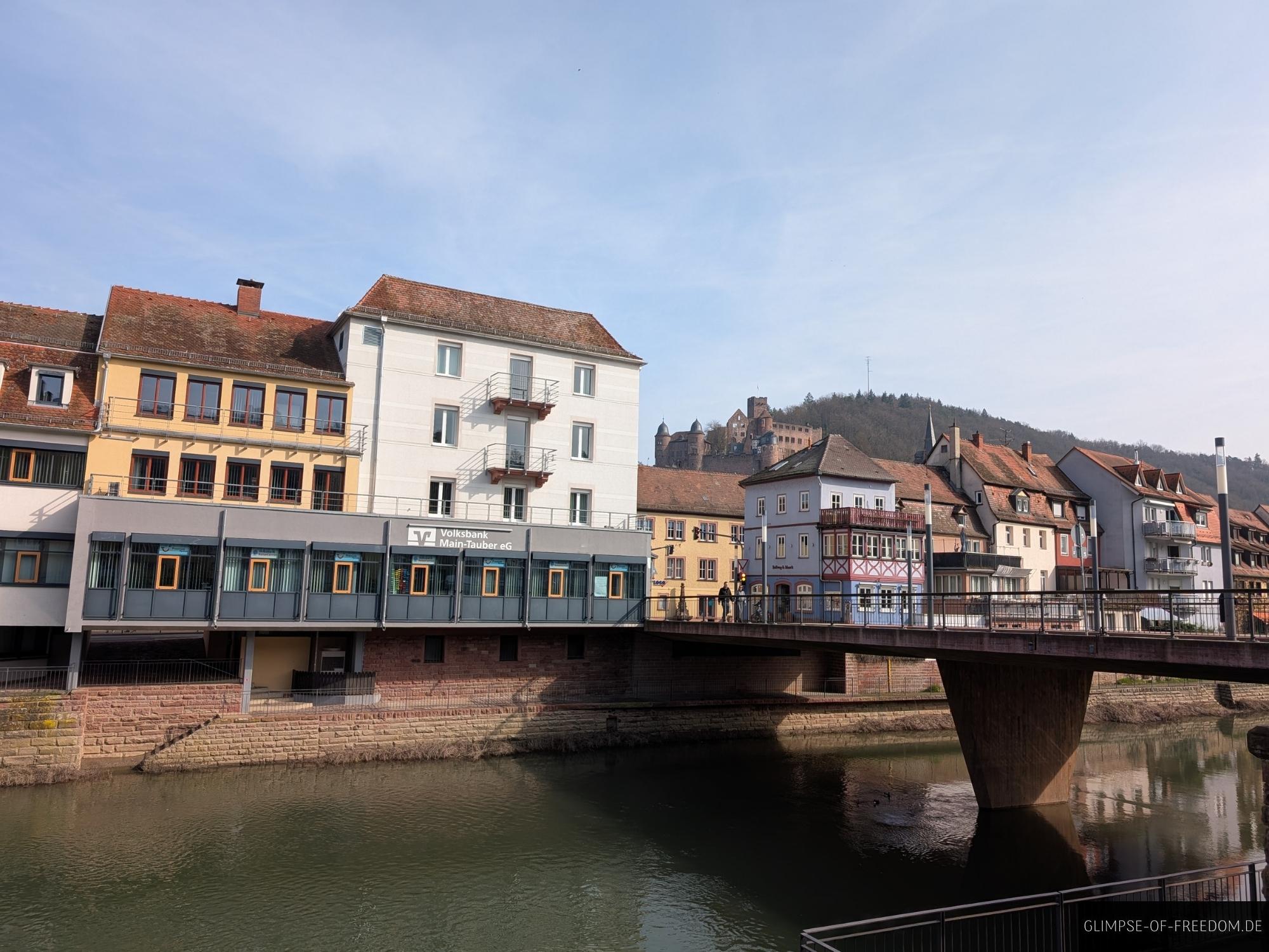 wertheim burg main bruecke fachwerkhaeuser