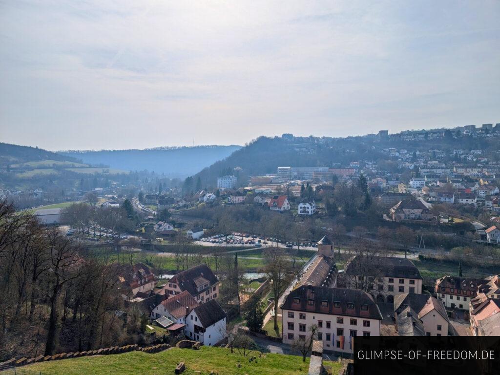 wertheim burg stadtansicht huegel